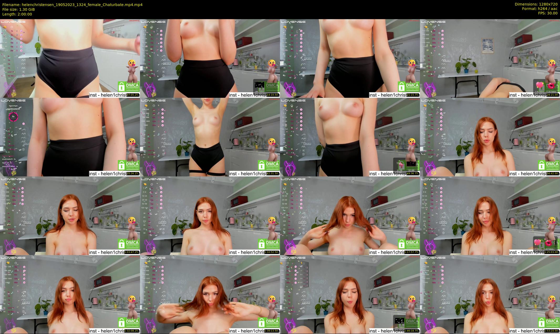 helenchristensen — 120 minute Chaturbate female cam show recording, 720p, May 19, 2023