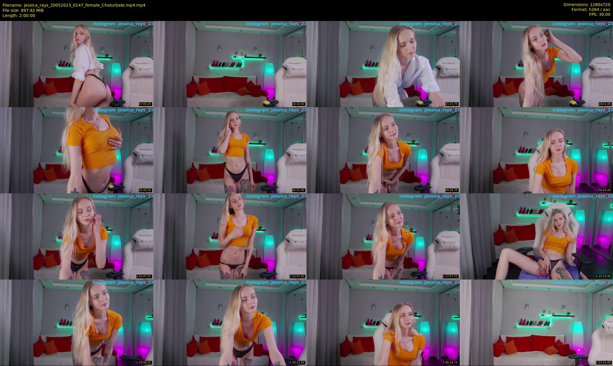 jessica_rays — 120 minute Chaturbate couple cam show recording, 720p, May 20, 2023