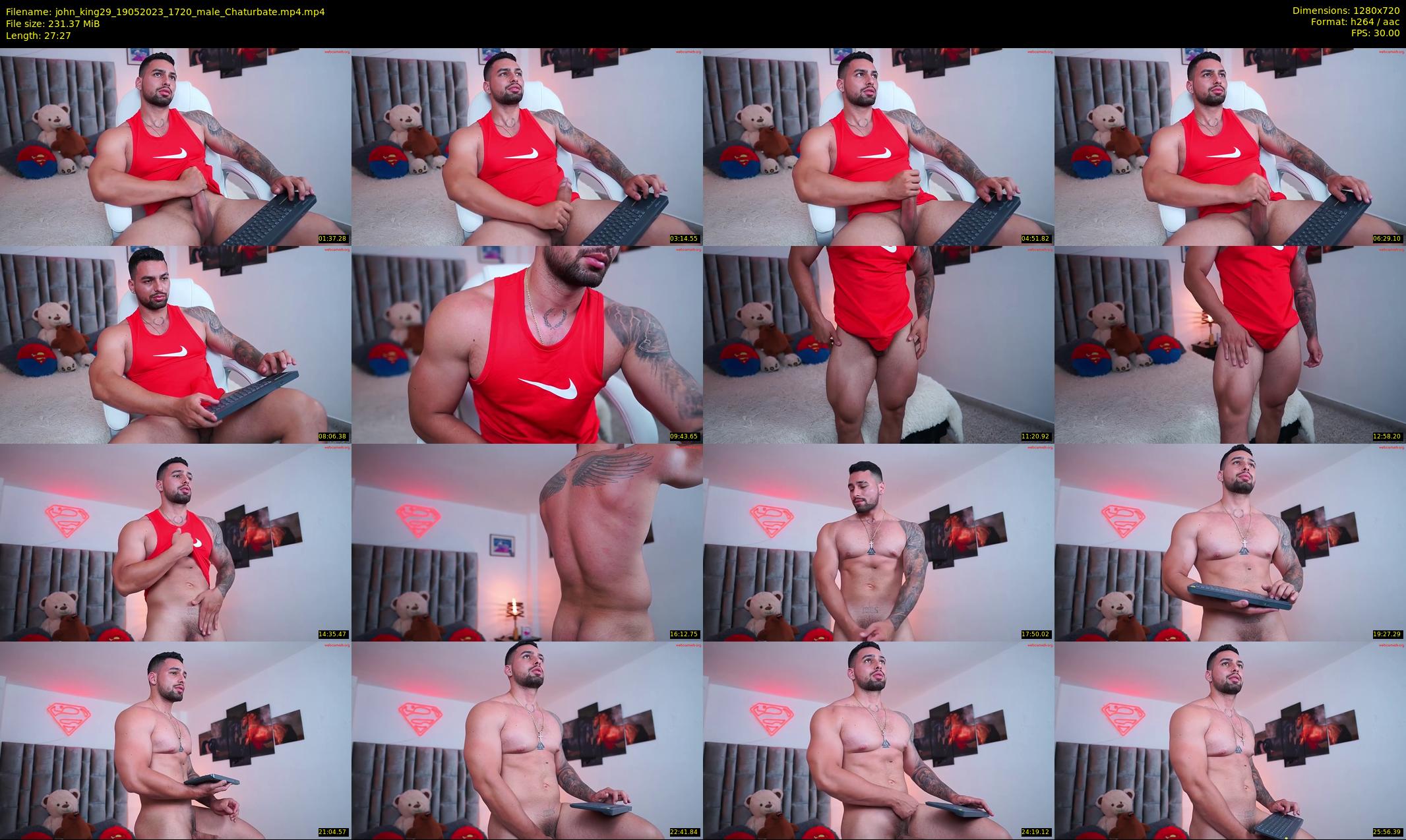 john_king29 — 28 minute Chaturbate male cam show recording, 720p, May 19, 2023
