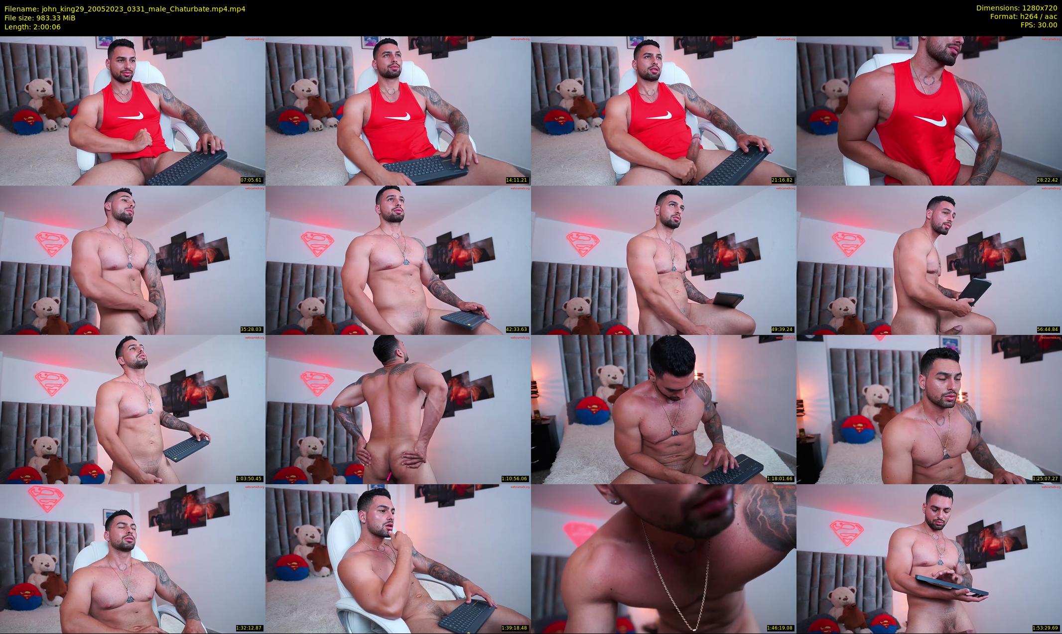 john_king29 — 121 minute Chaturbate male cam show recording, 720p, May 20, 2023