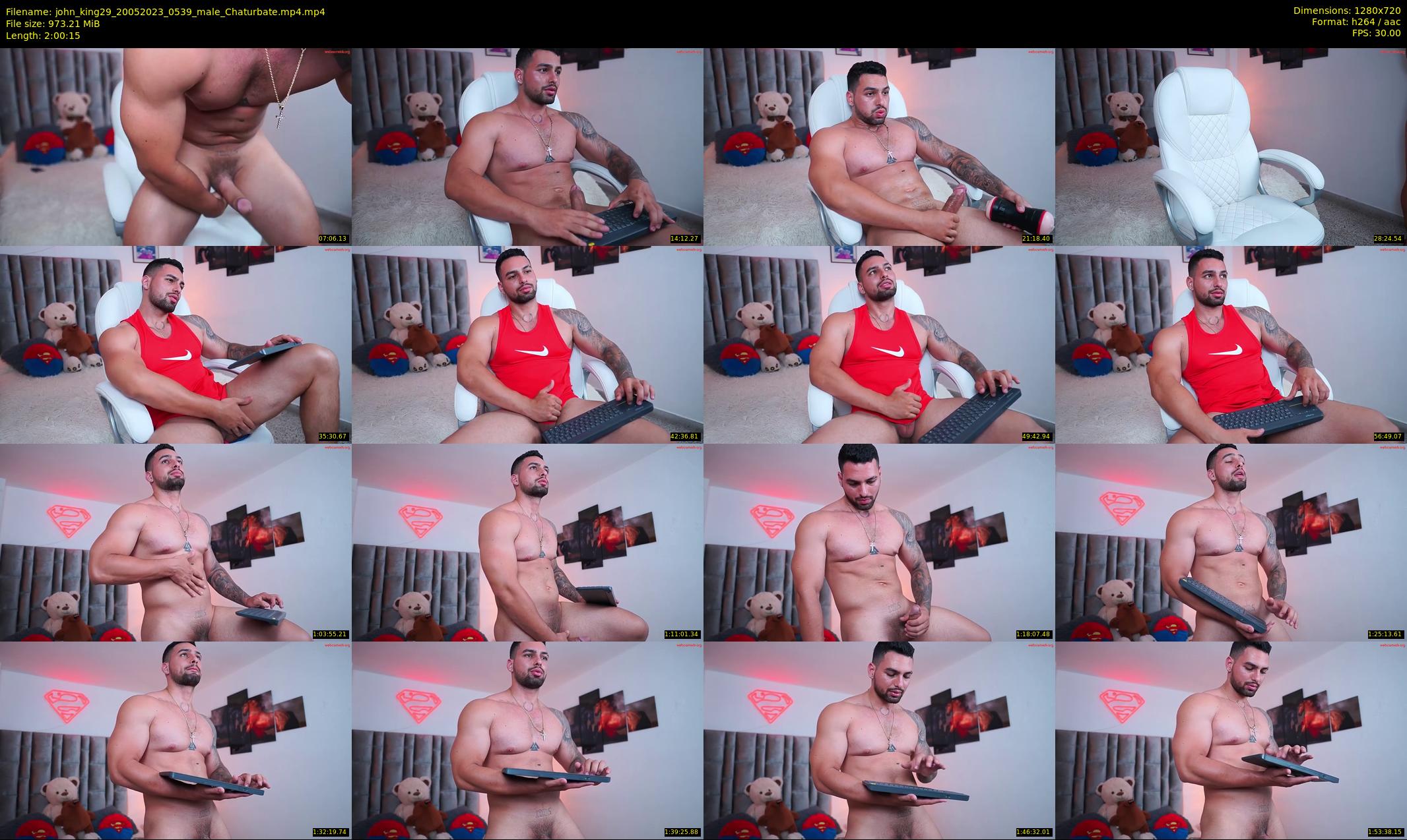 john_king29 — 121 minute Chaturbate male cam show recording, 720p, May 20, 2023