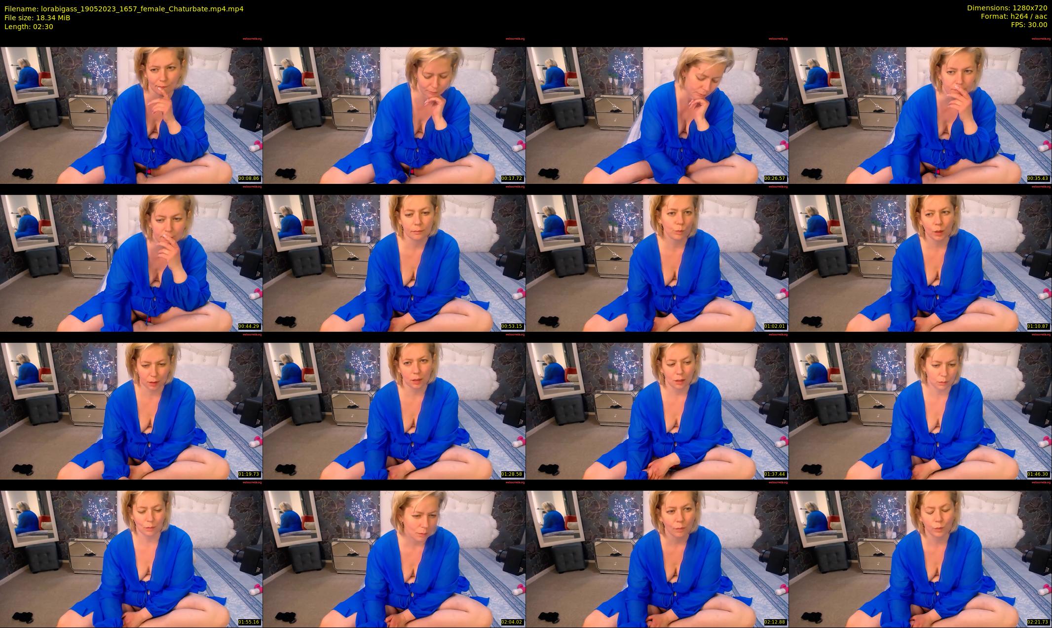 lorabigass — 3 minute Chaturbate female cam show recording, 720p, May 19, 2023
