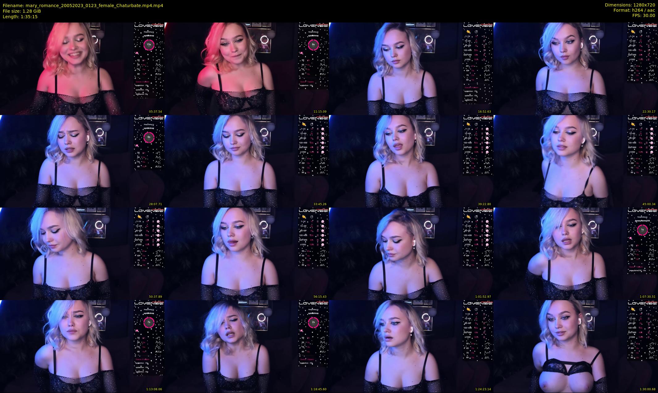mary_romance — 96 minute Chaturbate female cam show recording, 720p, May 20, 2023
