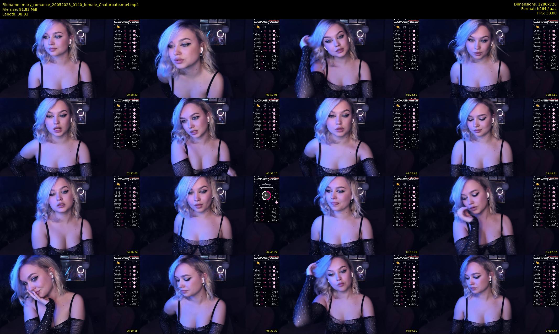 mary_romance — 9 minute Chaturbate female cam show recording, 720p, May 20, 2023
