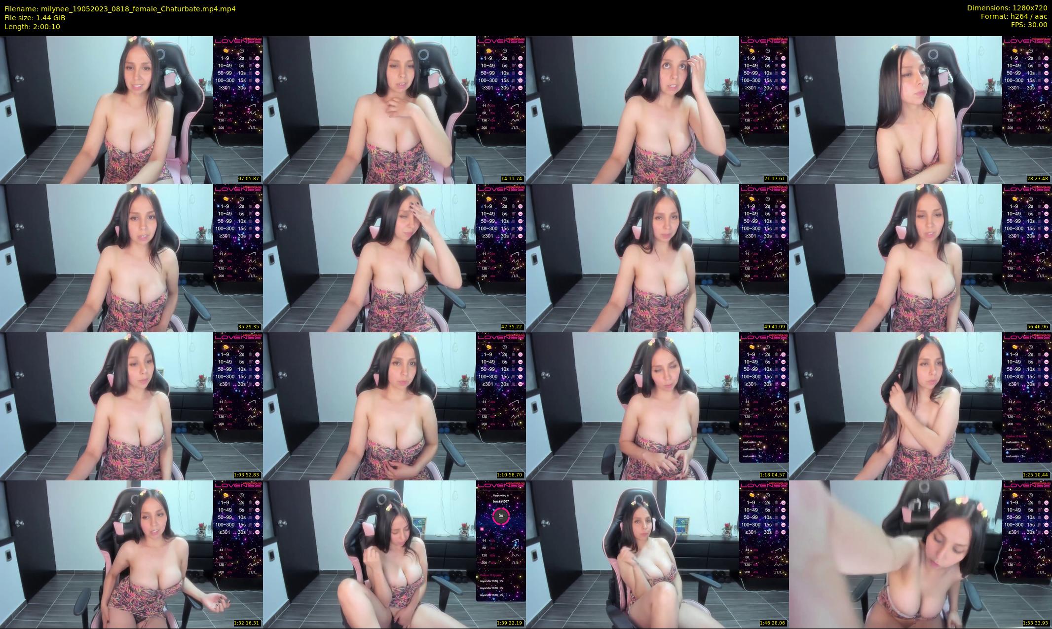 milynee — 121 minute Chaturbate female cam show recording, 720p, May 19, 2023