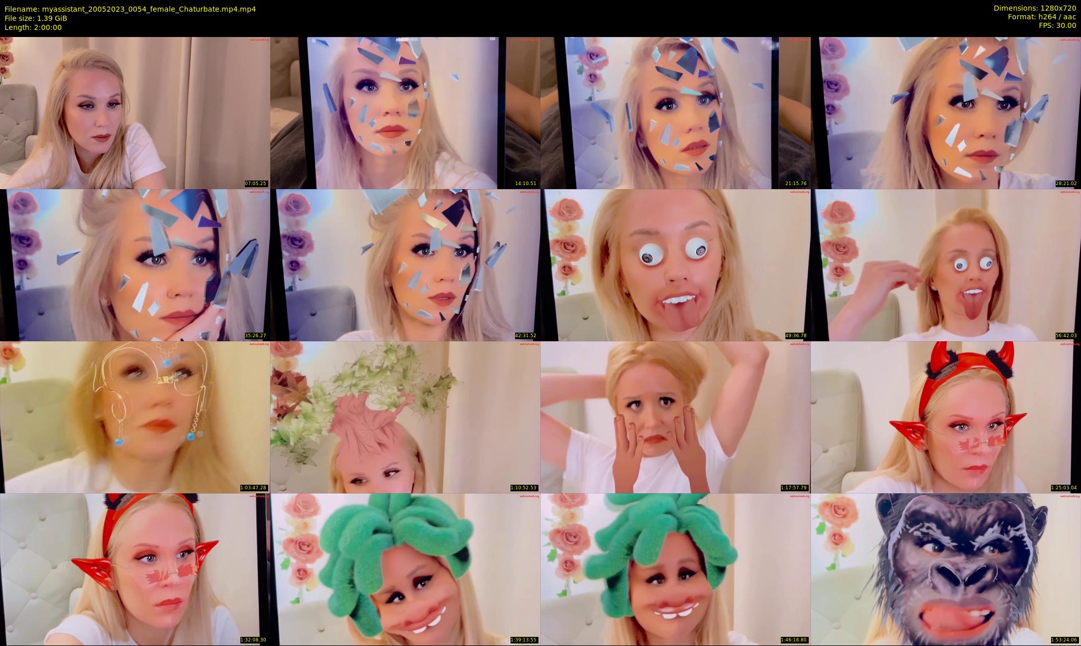 myassistant — 120 minute Chaturbate female cam show recording, 720p, May 20, 2023