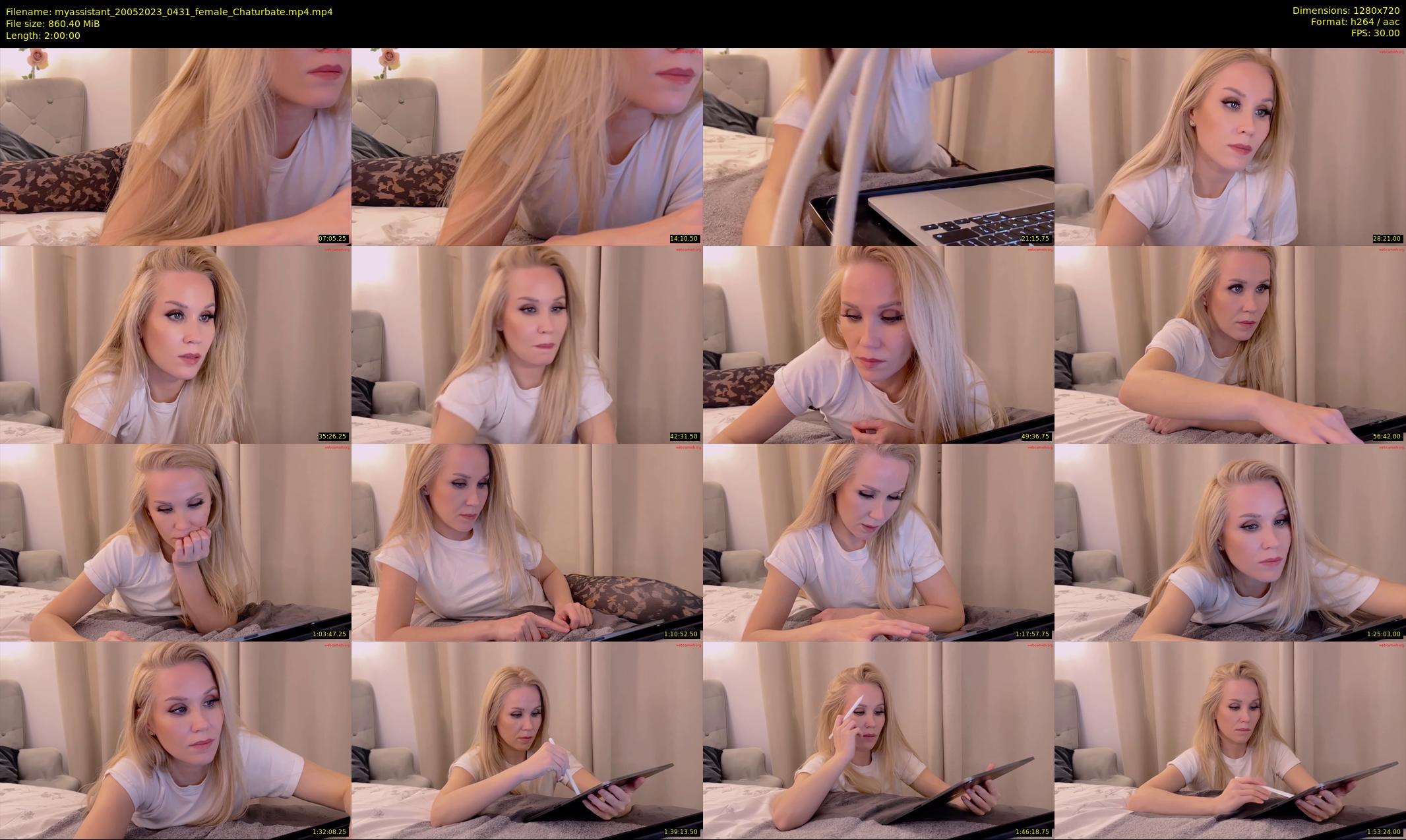 myassistant — 120 minute Chaturbate female cam show recording, 720p, May 20, 2023