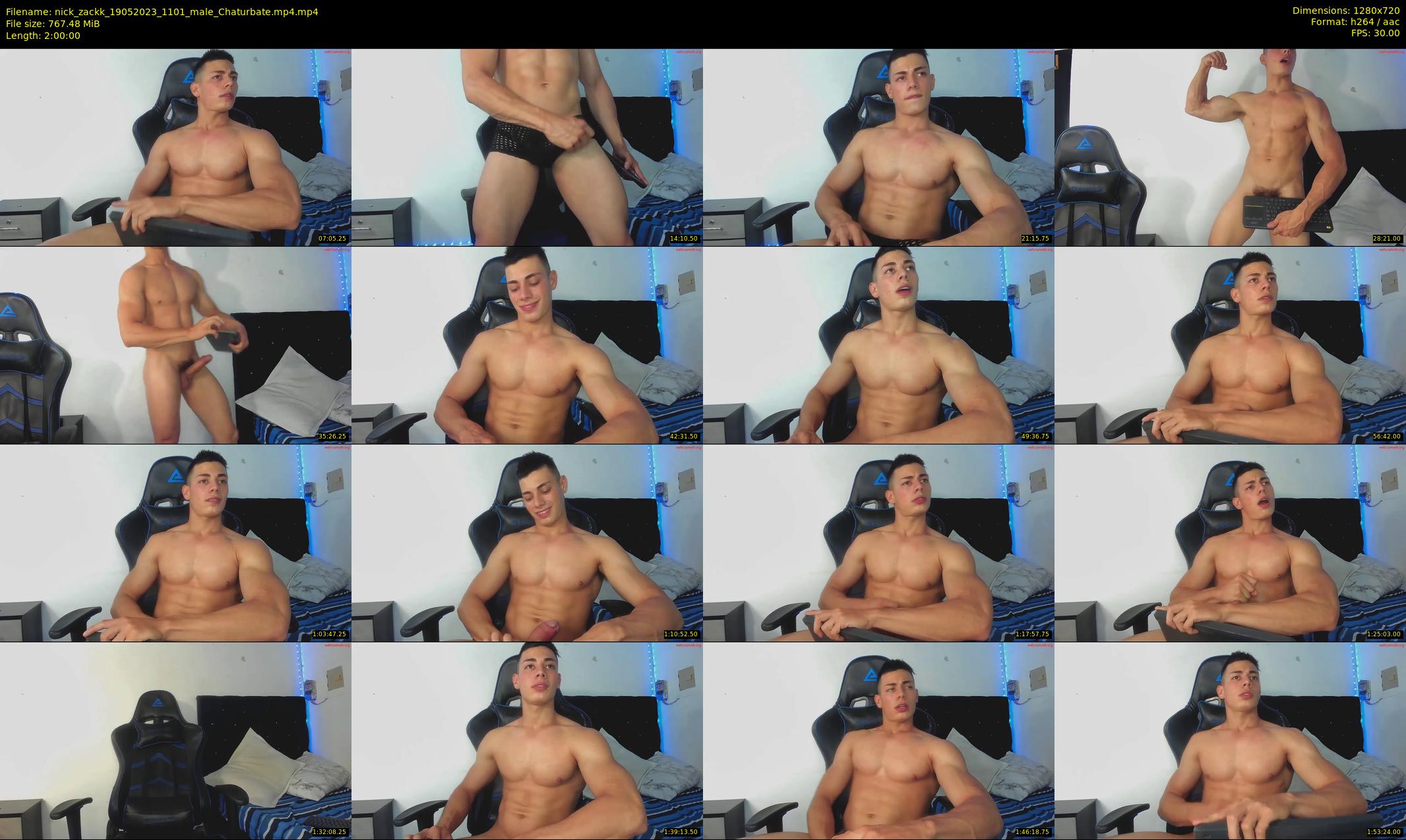 nick_zackk — 120 minute Chaturbate male cam show recording, 720p, May 19, 2023
