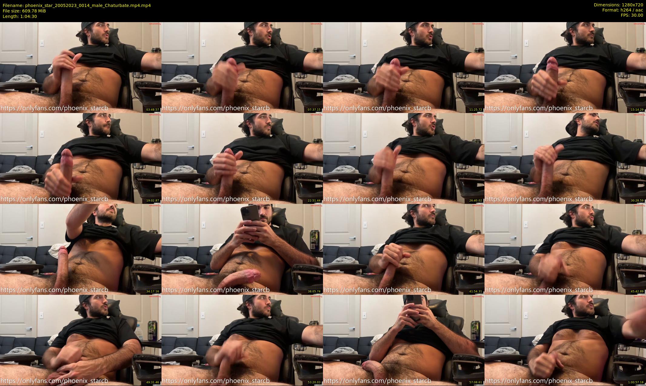phoenix_star — 65 minute Chaturbate male cam show recording, 720p, May 20, 2023