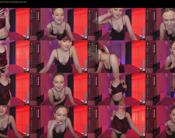 sarahphyllis — 12 minute Chaturbate female cam show recording, 720p, May 20, 2023