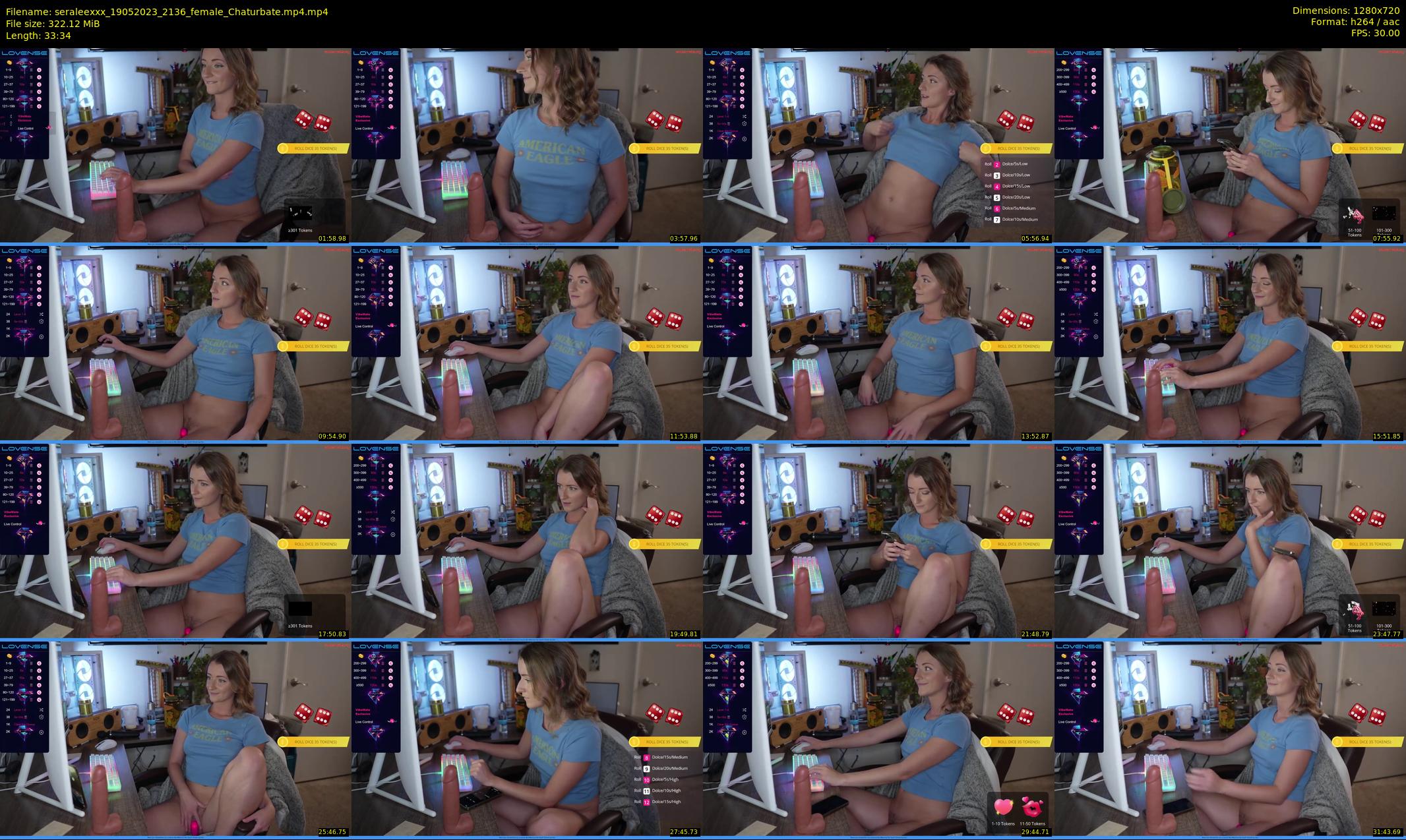 seraleexxx — 34 minute Chaturbate female cam show recording, 720p, May 19, 2023