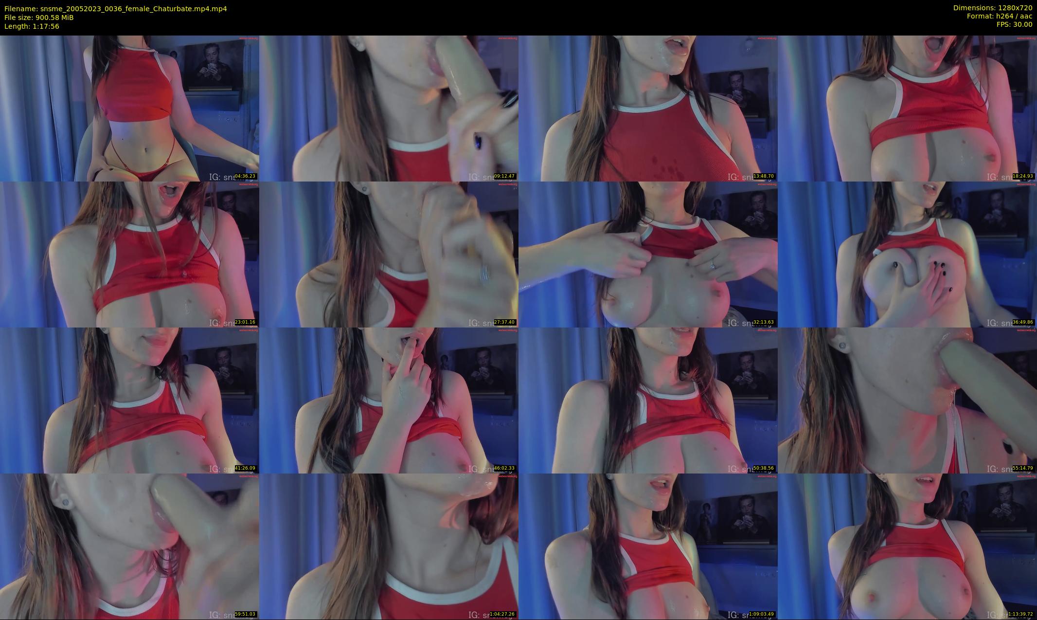 snsme — 78 minute Chaturbate female cam show recording, 720p, May 20, 2023