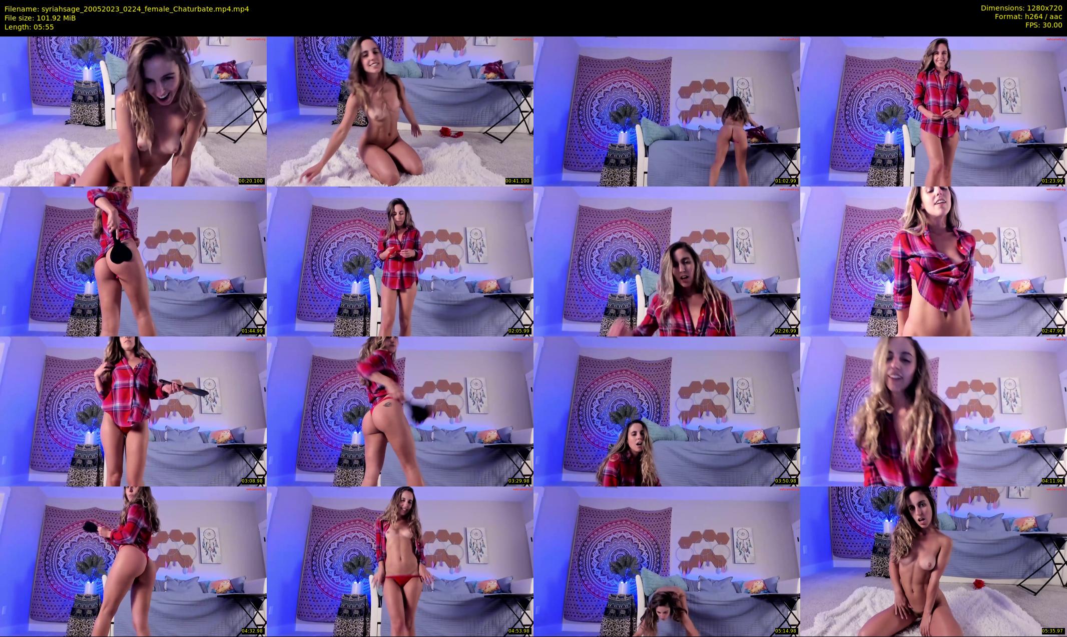 syriahsage — 6 minute Chaturbate female cam show recording, 720p, May 20, 2023