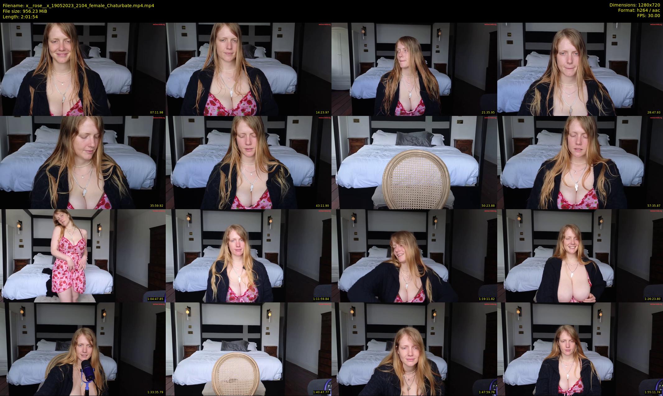 x__rose__x — 122 minute Chaturbate female cam show recording, 720p, May 19, 2023
