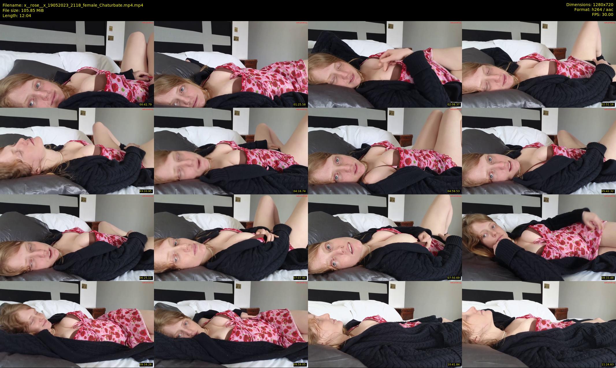x__rose__x — 13 minute Chaturbate female cam show recording, 720p, May 19, 2023