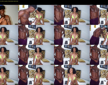 afro_happy__06 — 5 minute Chaturbate couple cam show recording, 720p, May 20, 2023