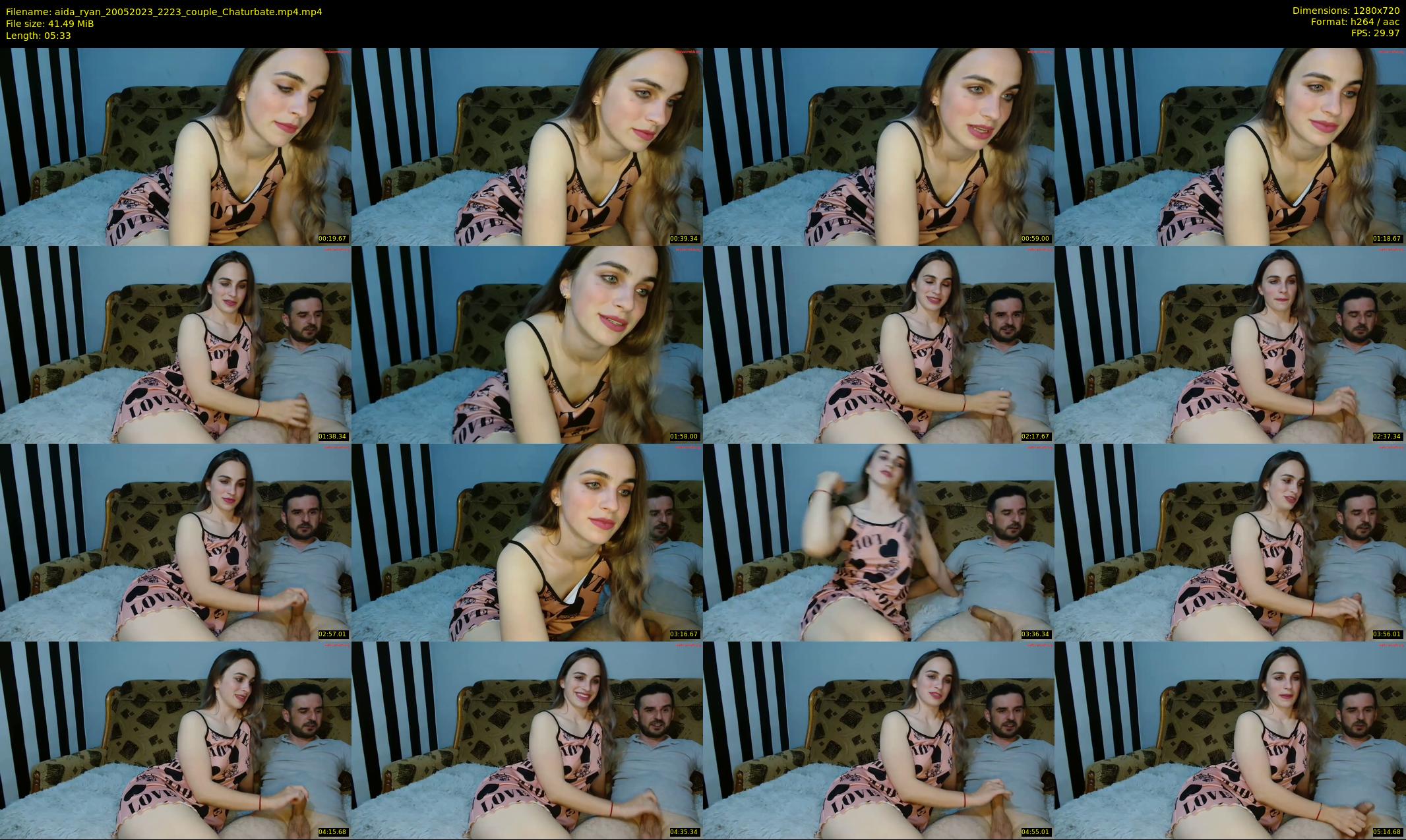 aida_ryan — 6 minute Chaturbate couple cam show recording, 720p, May 20, 2023