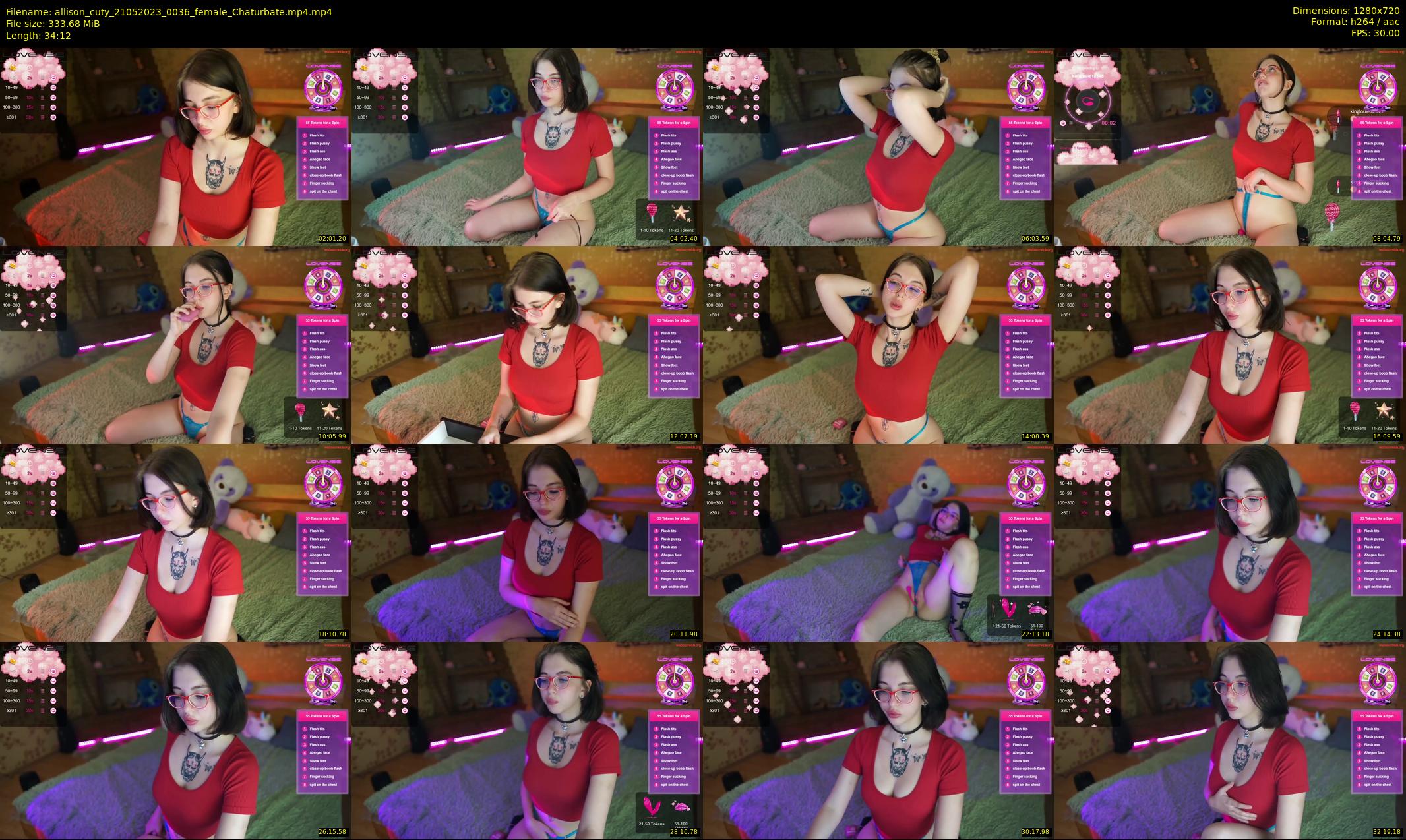 allison_cuty — 35 minute Chaturbate female cam show recording, 720p, May 21, 2023