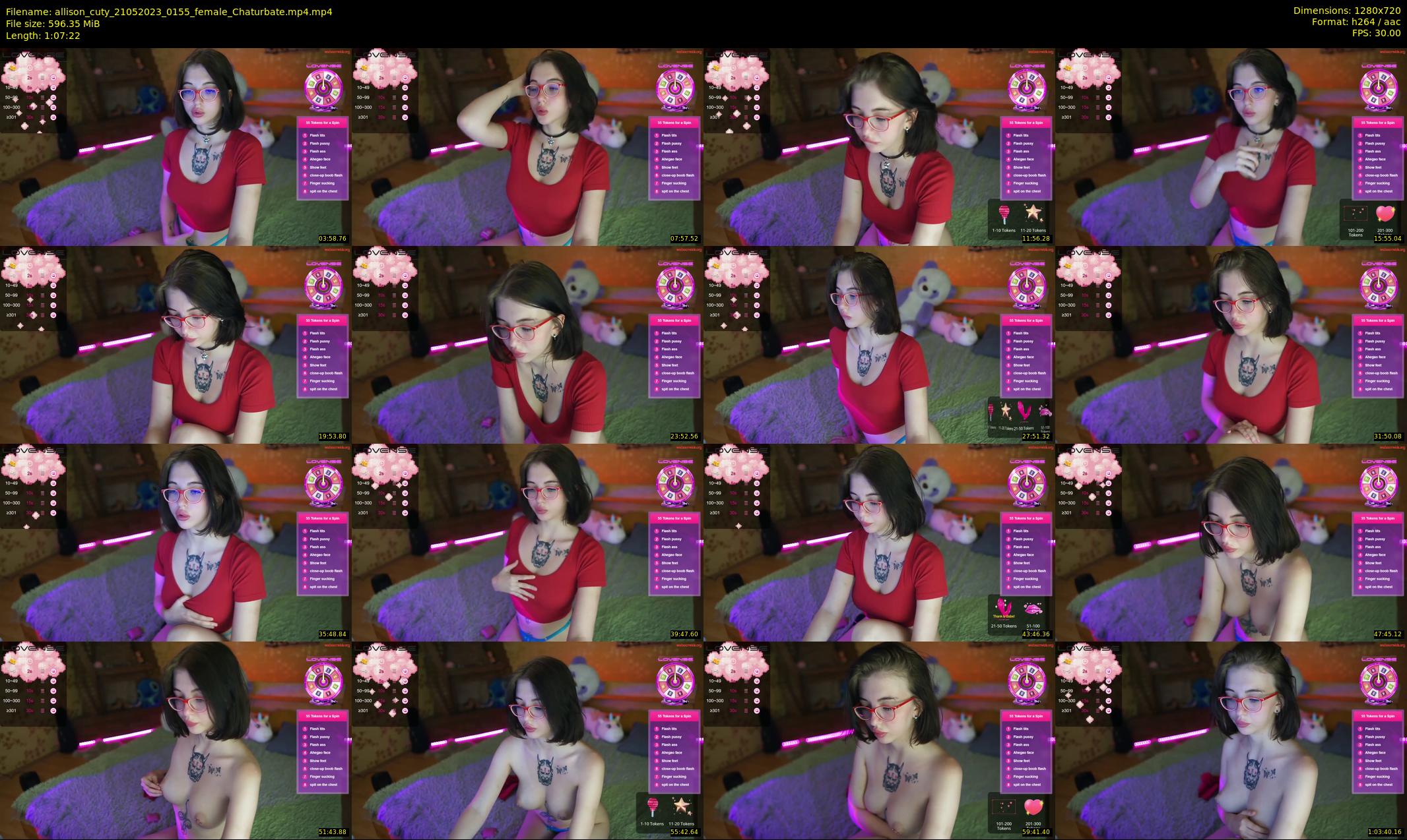 allison_cuty — 68 minute Chaturbate female cam show recording, 720p, May 21, 2023
