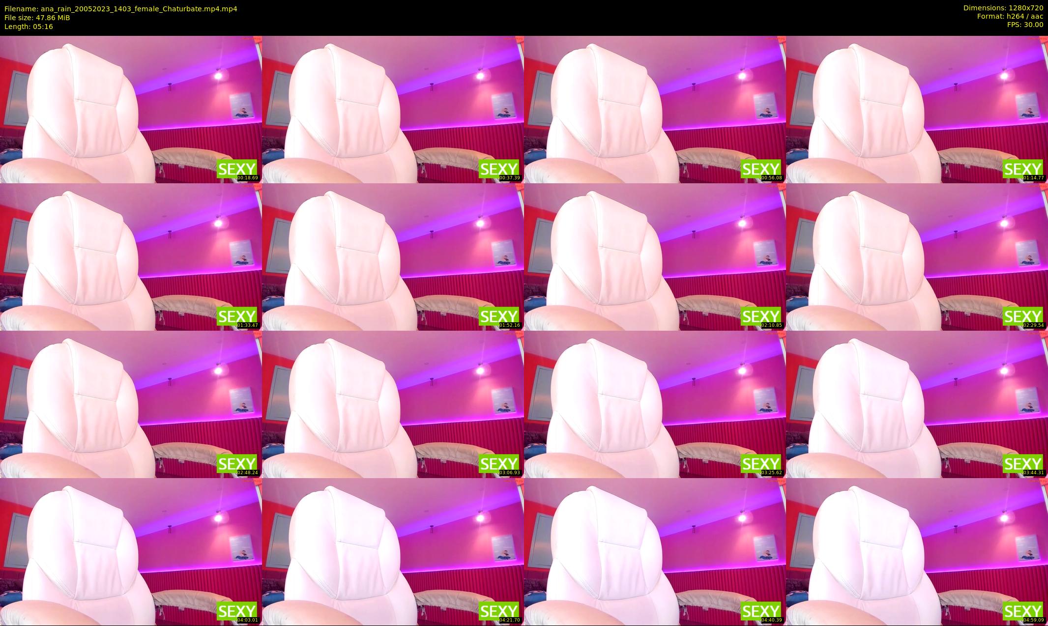 ana_rain — 6 minute Chaturbate female cam show recording, 720p, May 20, 2023