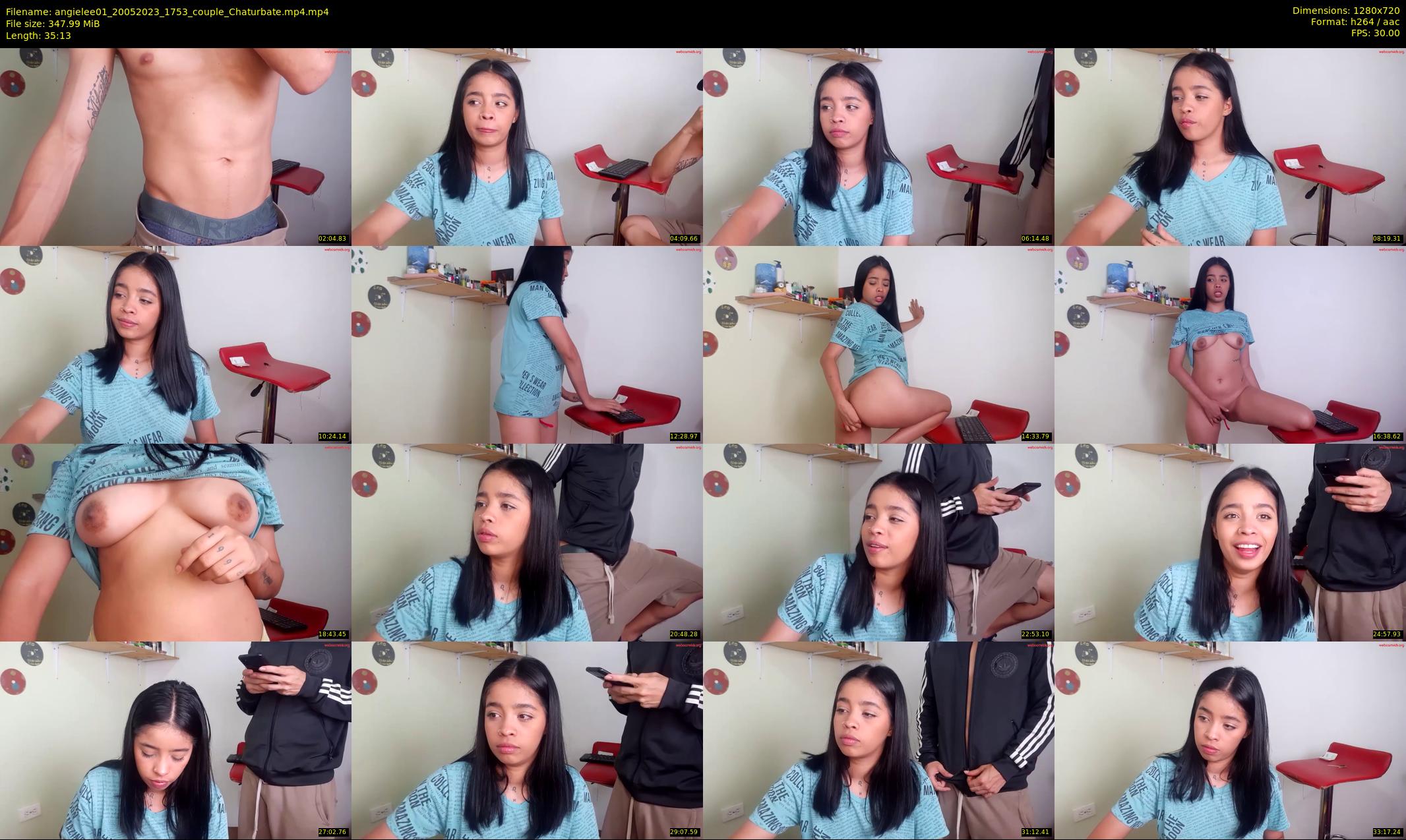 angielee01 — 36 minute Chaturbate couple cam show recording, 720p, May 20, 2023
