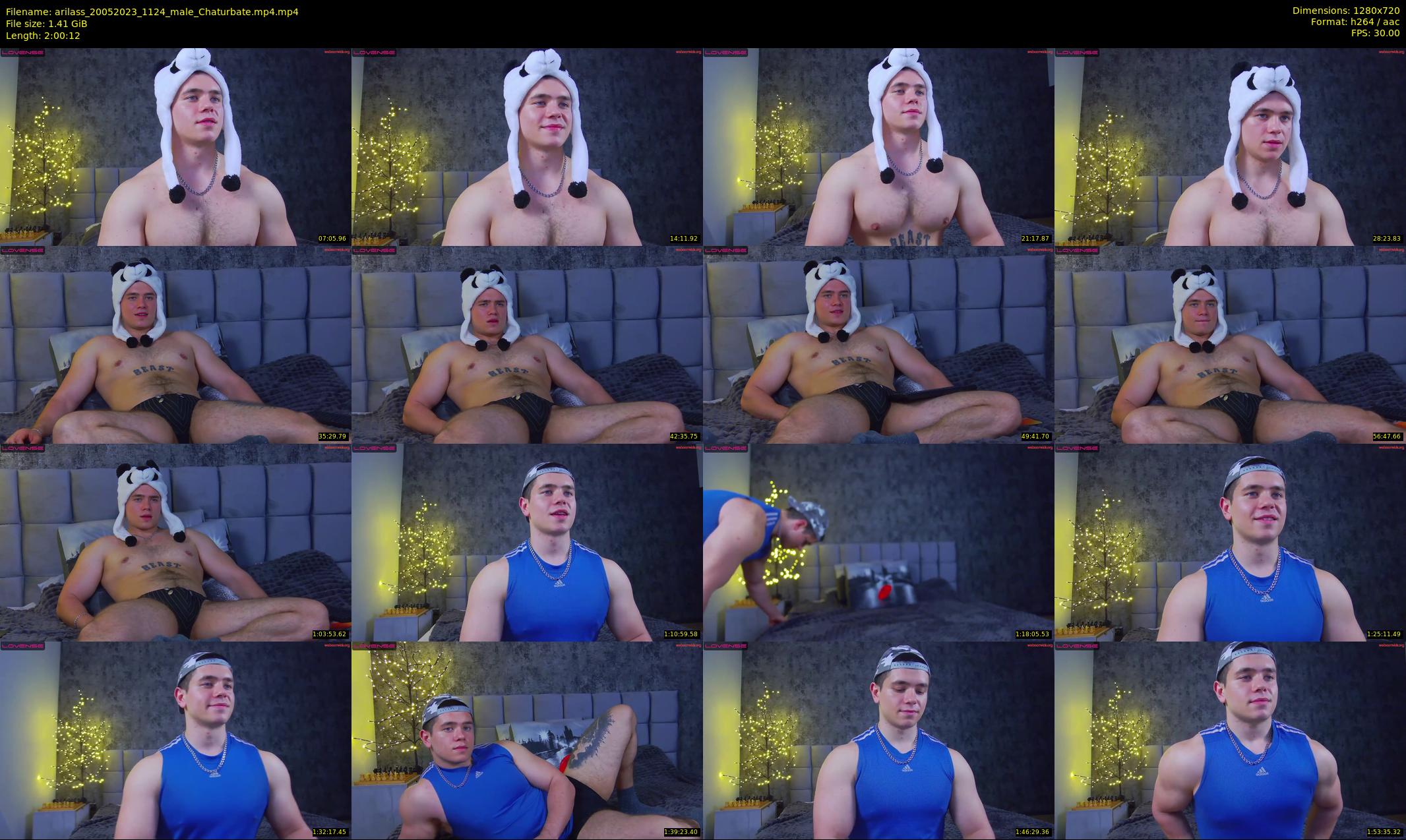 arilass — 121 minute Chaturbate male cam show recording, 720p, May 20, 2023
