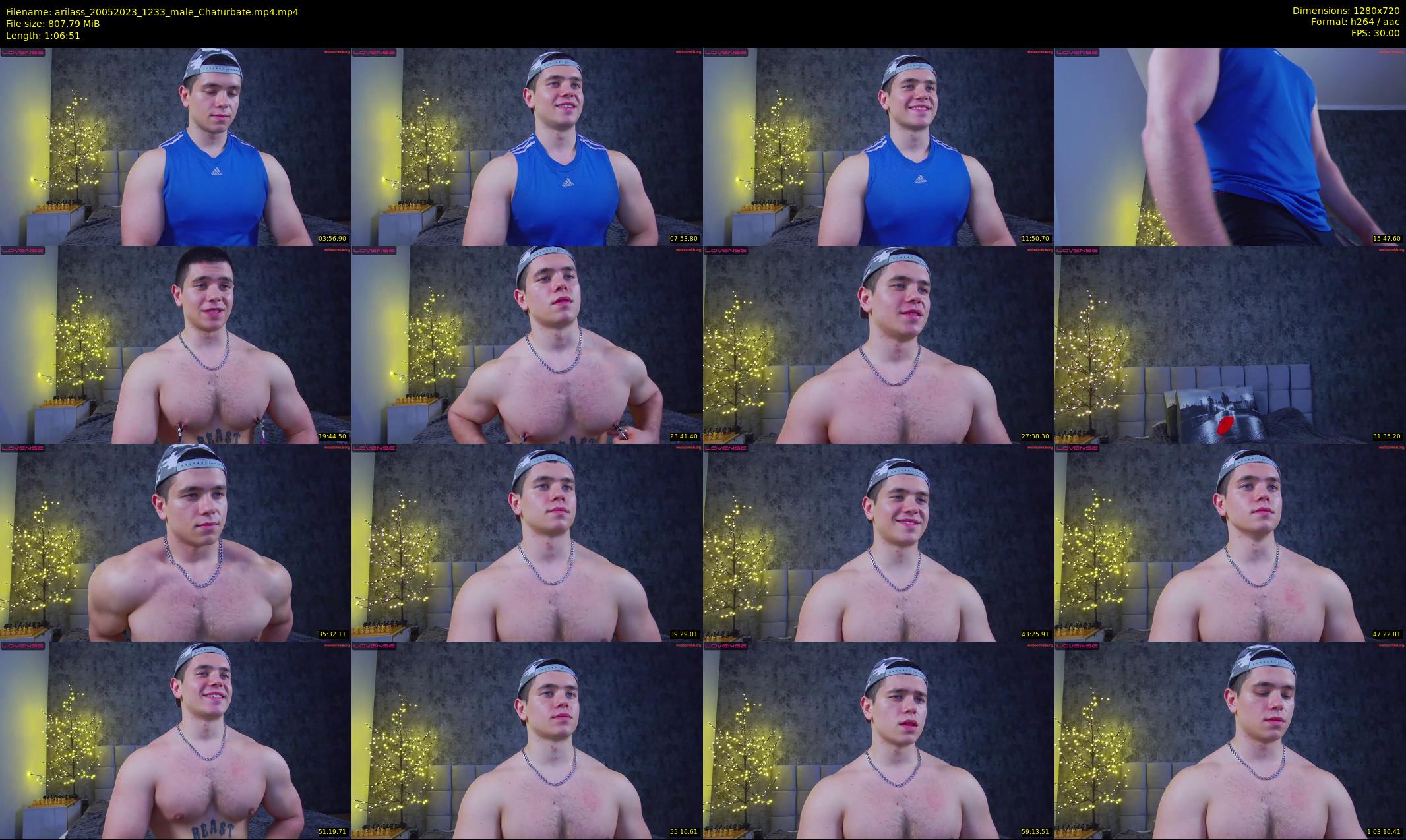 arilass — 67 minute Chaturbate male cam show recording, 720p, May 20, 2023