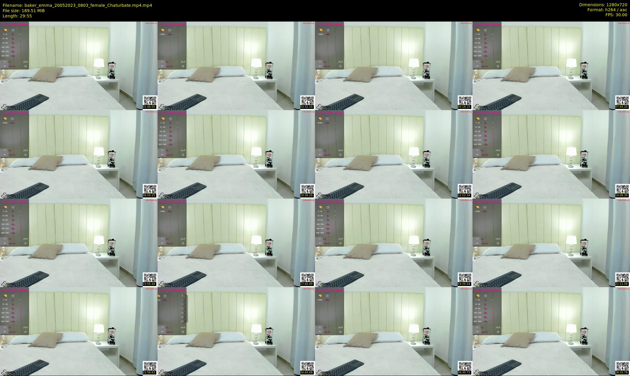 baker_emma — 30 minute Chaturbate female cam show recording, 720p, May 20, 2023
