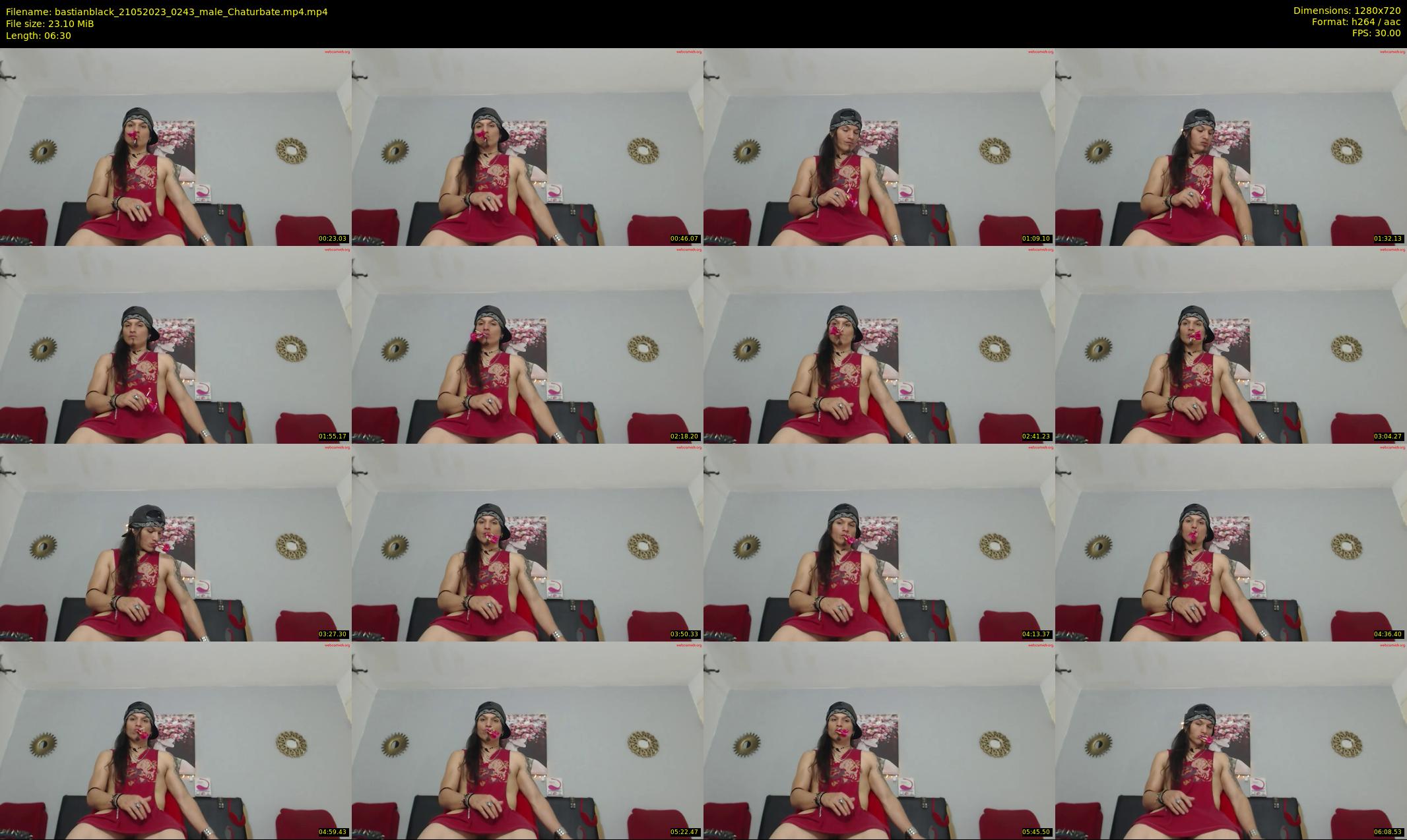 bastianblack — 7 minute Chaturbate male cam show recording, 720p, May 21, 2023