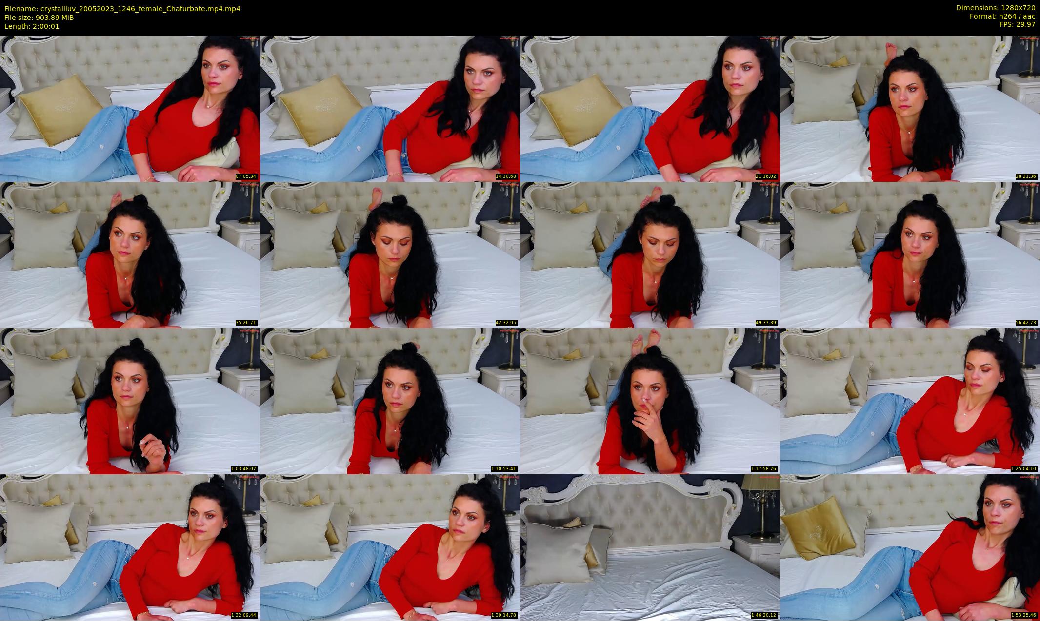 crystallluv — 121 minute Chaturbate female cam show recording, 720p, May 20, 2023