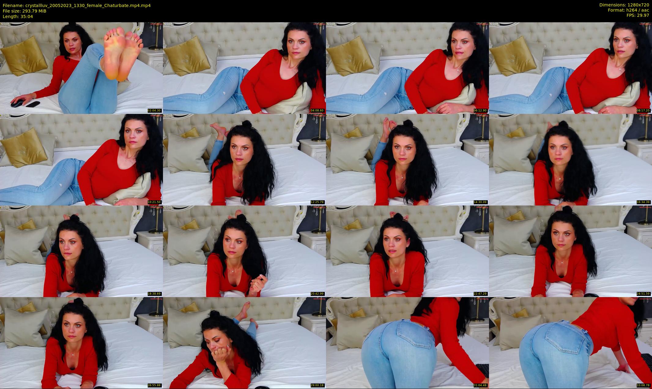 crystallluv — 36 minute Chaturbate female cam show recording, 720p, May 20, 2023