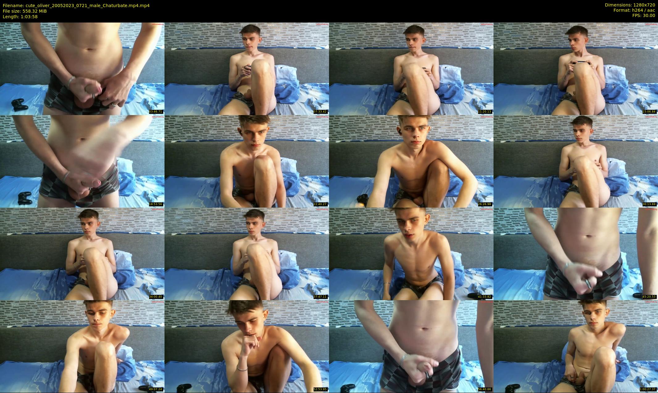 cute_oliver — 64 minute Chaturbate male cam show recording, 720p, May 20, 2023