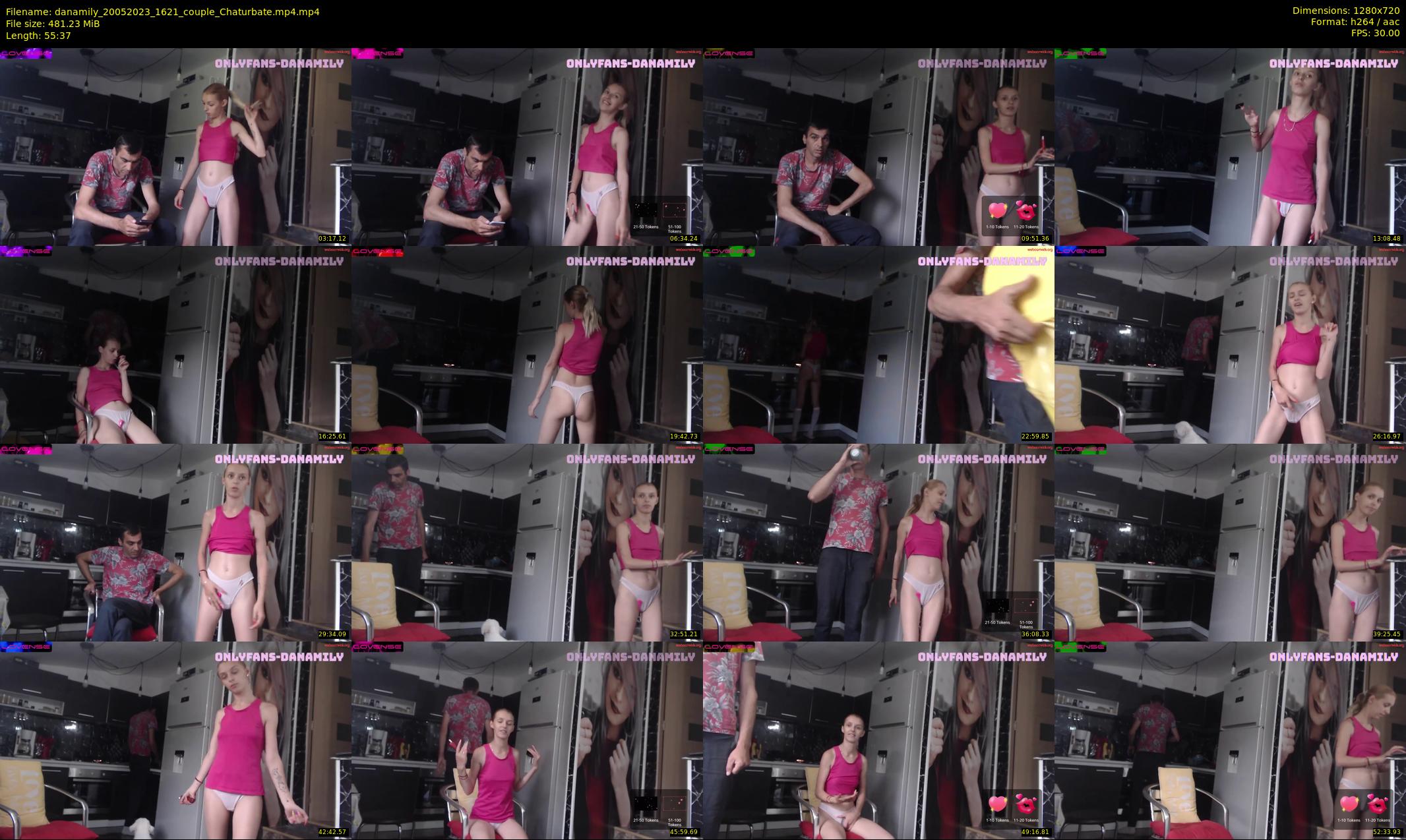 danamily — 56 minute Chaturbate female cam show recording, 720p, May 20, 2023