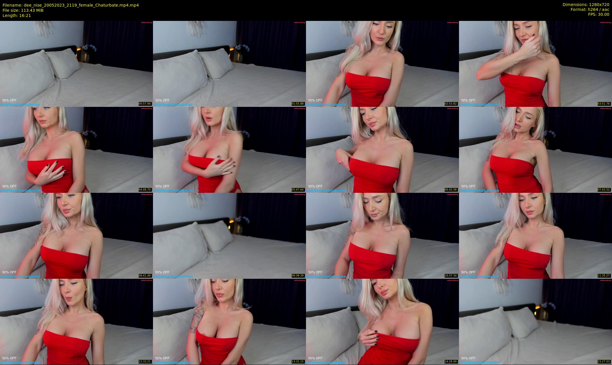 dee_nise — 17 minute Chaturbate female cam show recording, 720p, May 20, 2023