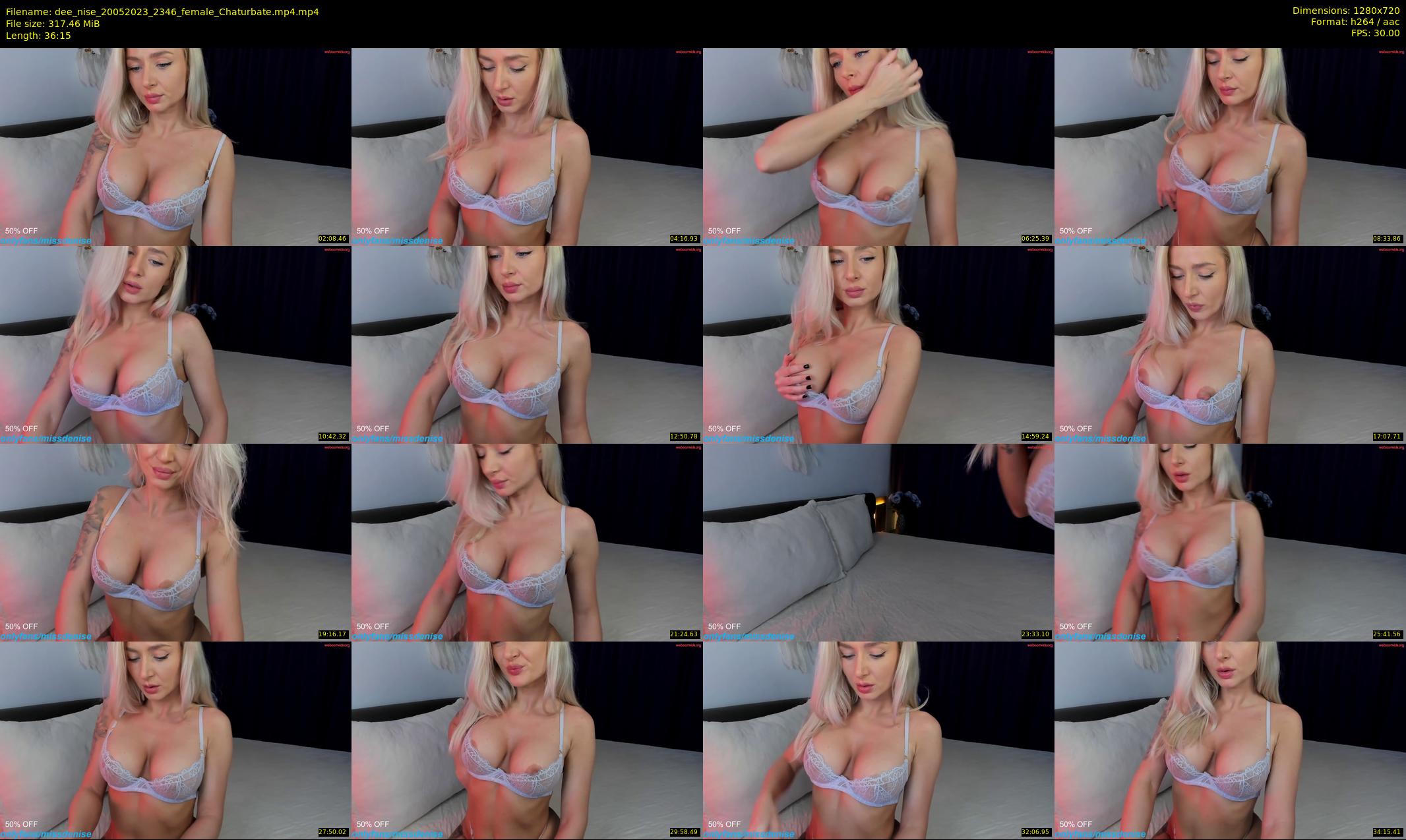 dee_nise — 37 minute Chaturbate female cam show recording, 720p, May 20, 2023