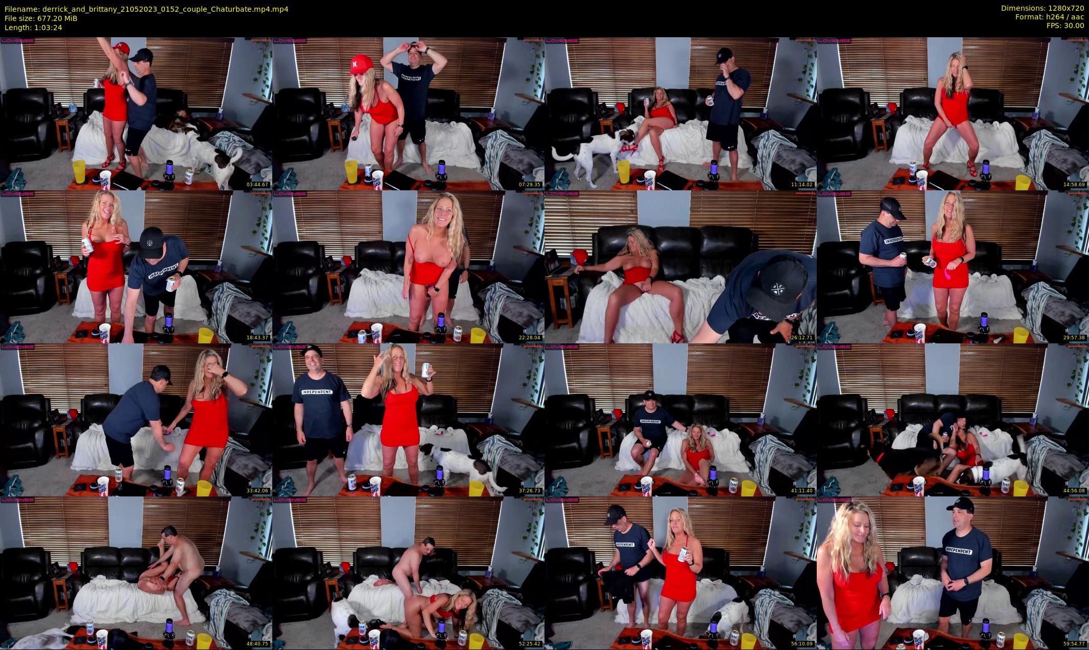 derrick_and_brittany — 64 minute Chaturbate couple cam show recording, 720p, May 21, 2023