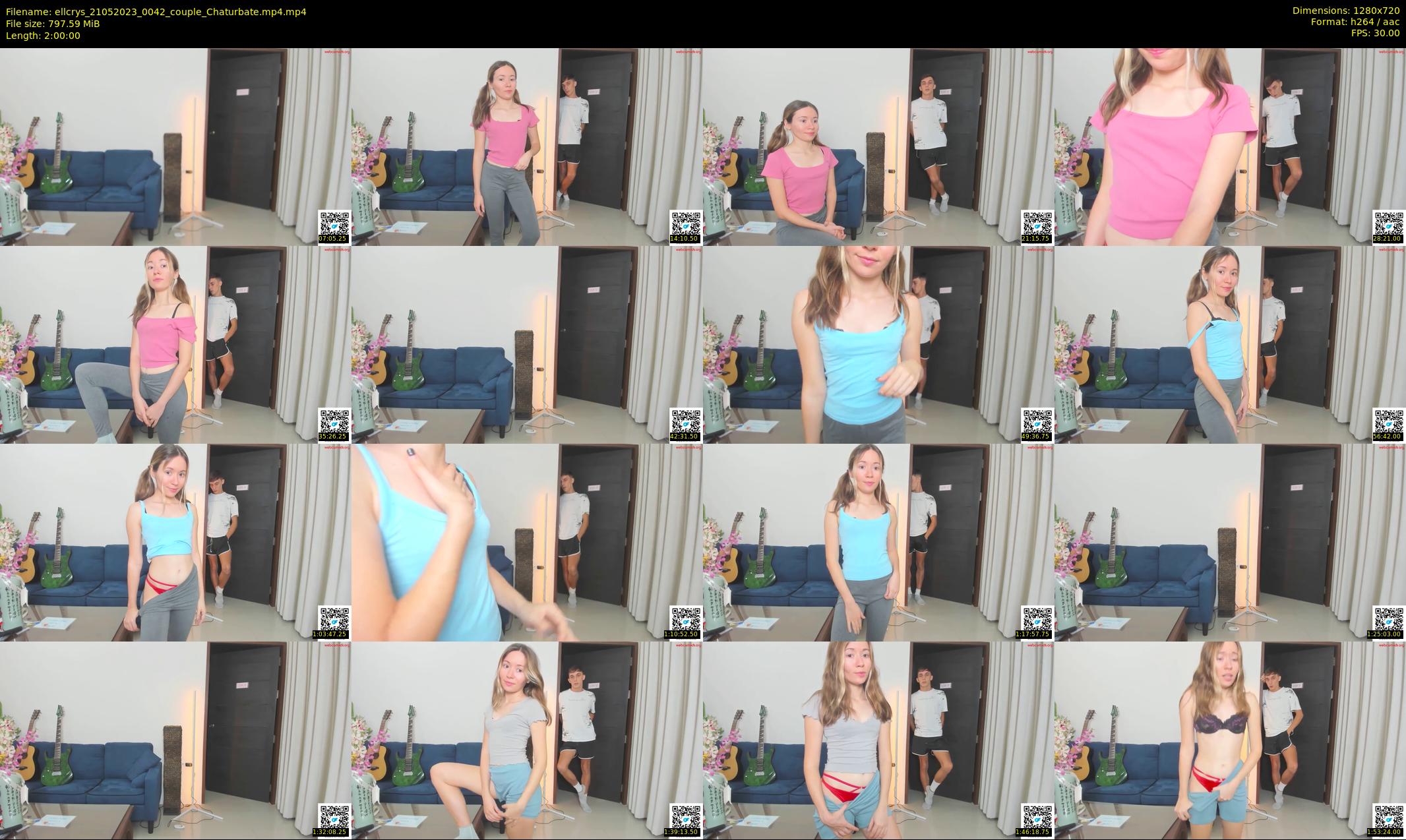ellcrys — 120 minute Chaturbate couple cam show recording, 720p, May 21, 2023