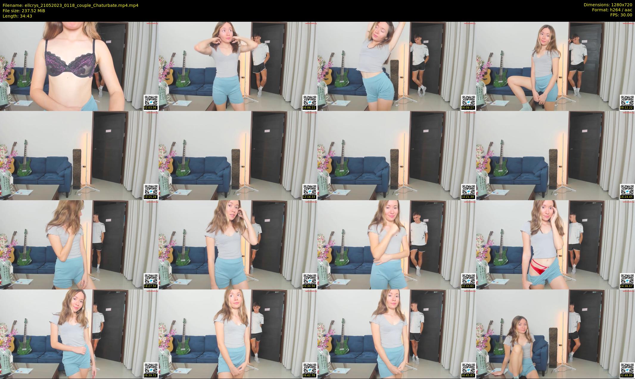 ellcrys — 35 minute Chaturbate couple cam show recording, 720p, May 21, 2023
