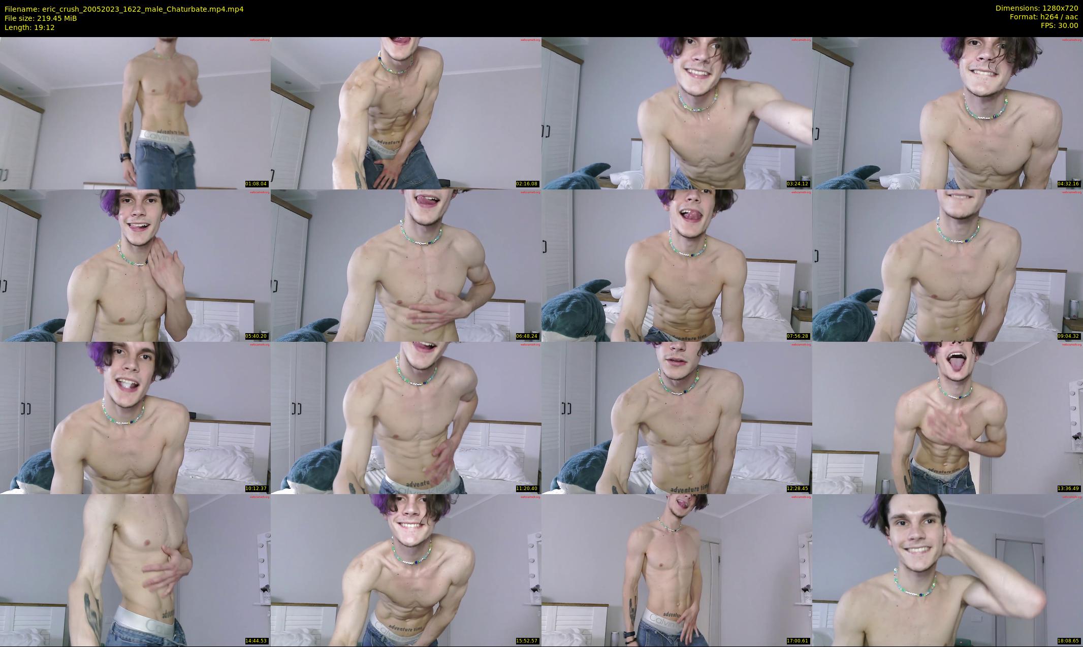 eric_crush — 20 minute Chaturbate male cam show recording, 720p, May 20, 2023