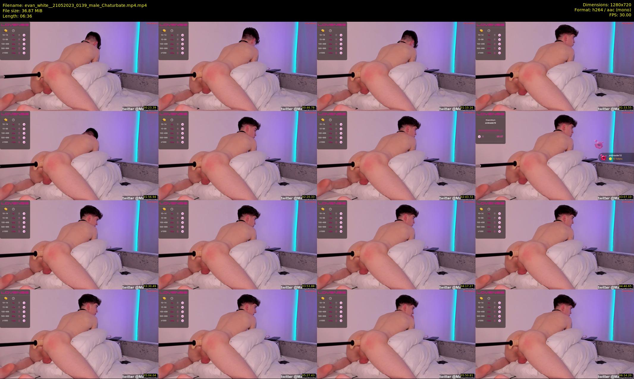 evan_white_ — 7 minute Chaturbate male cam show recording, 720p, May 21, 2023