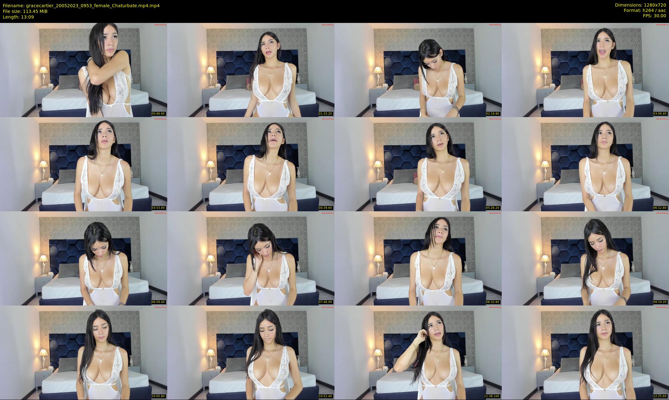 gracecartier — 14 minute Chaturbate female cam show recording, 720p, May 20, 2023