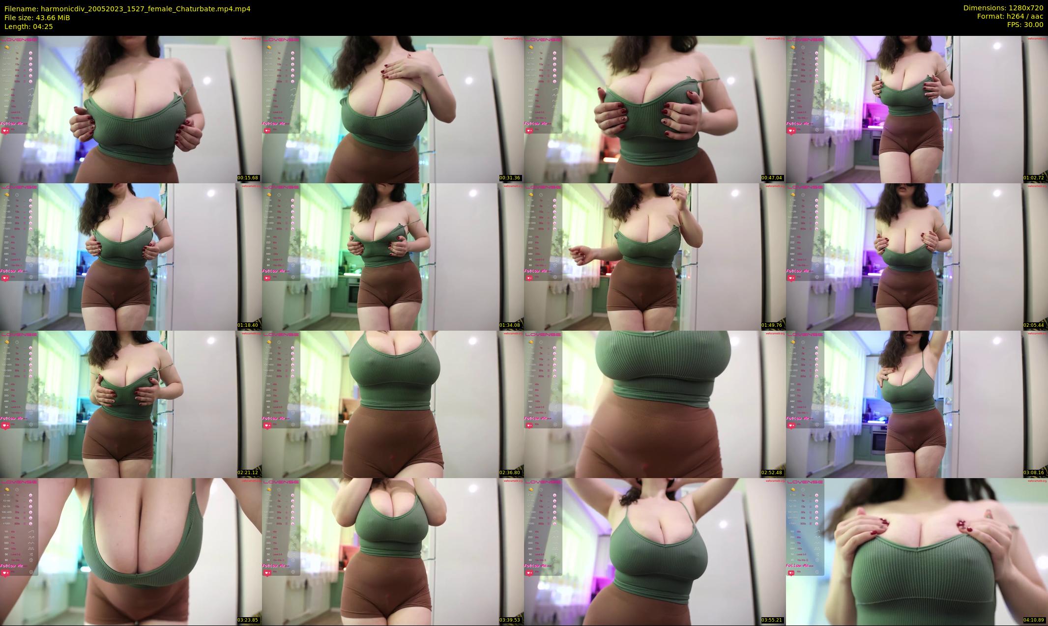 harmonicdiv — 5 minute Chaturbate female cam show recording, 720p, May 20, 2023