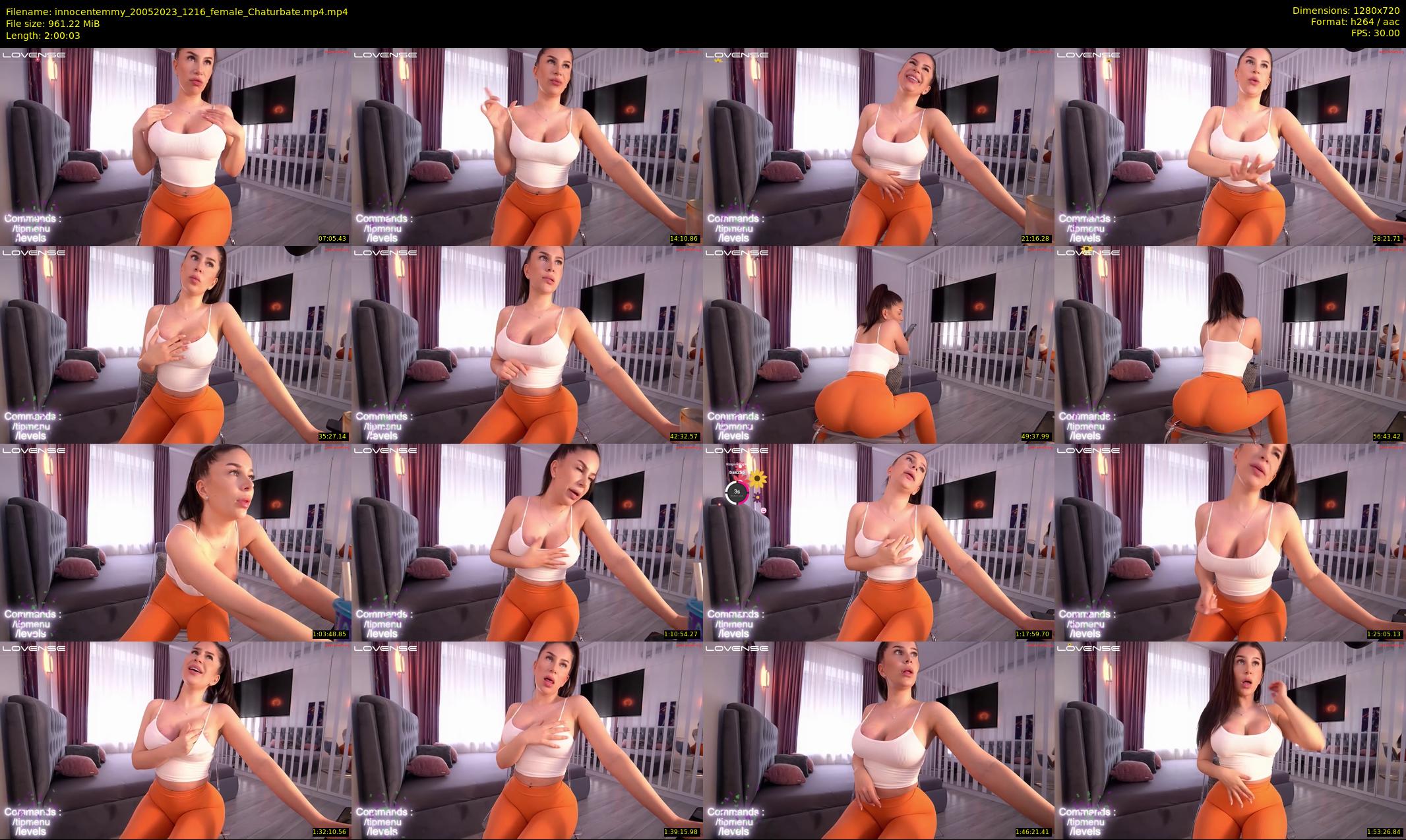 innocentemmy — 121 minute Chaturbate female cam show recording, 720p, May 20, 2023