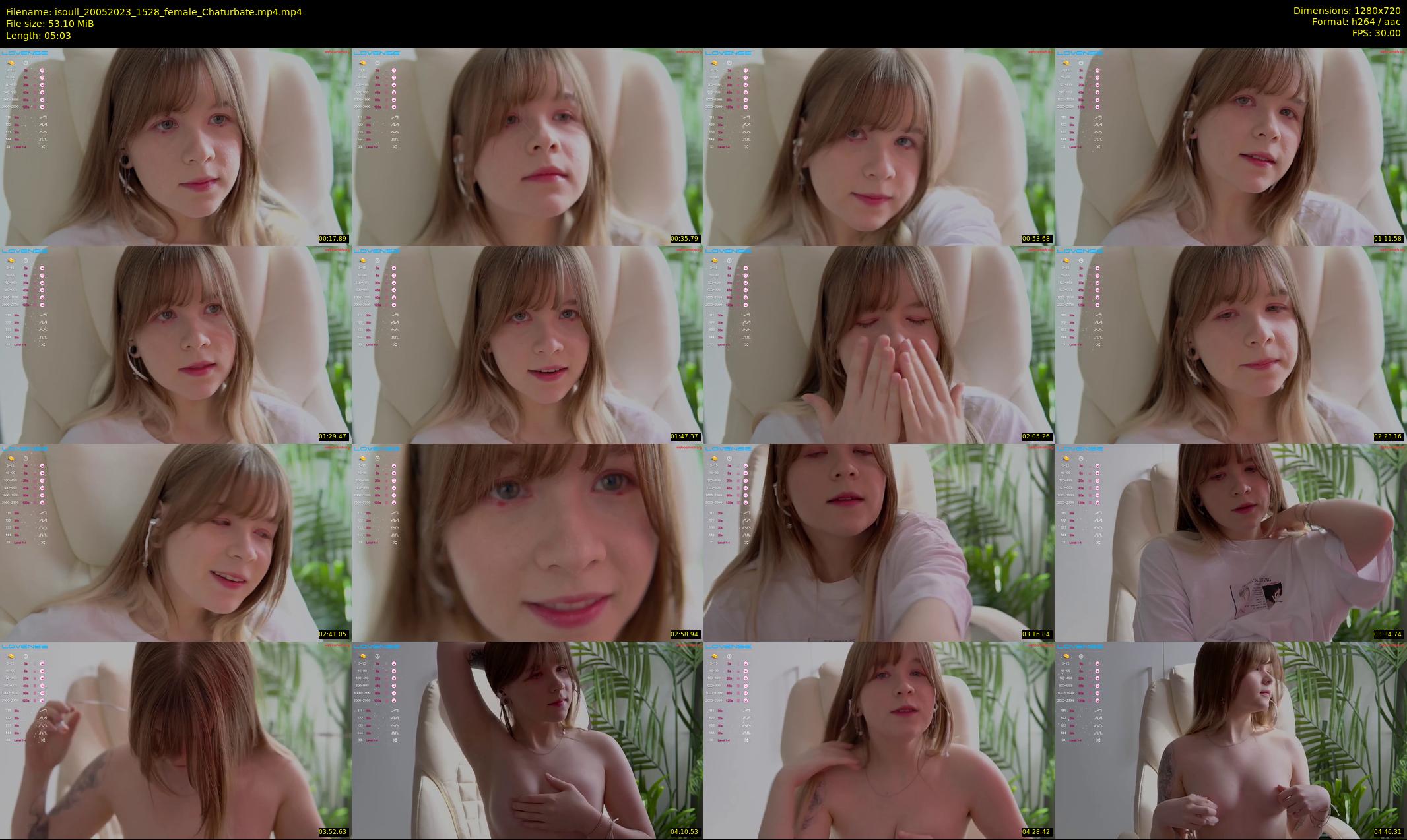 isoull — 6 minute Chaturbate female cam show recording, 720p, May 20, 2023