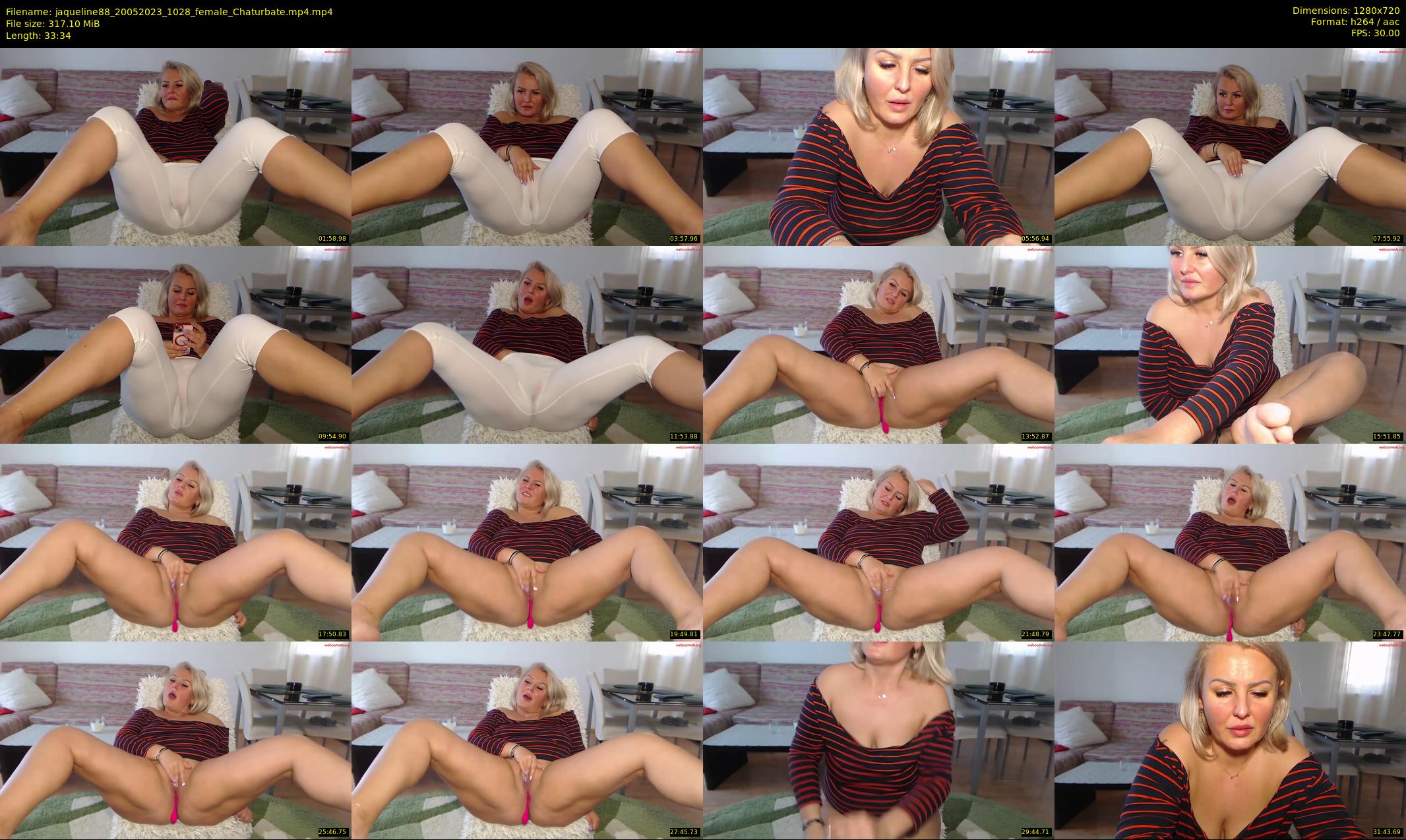 jaqueline88 — 34 minute Chaturbate female cam show recording, 720p, May 20, 2023