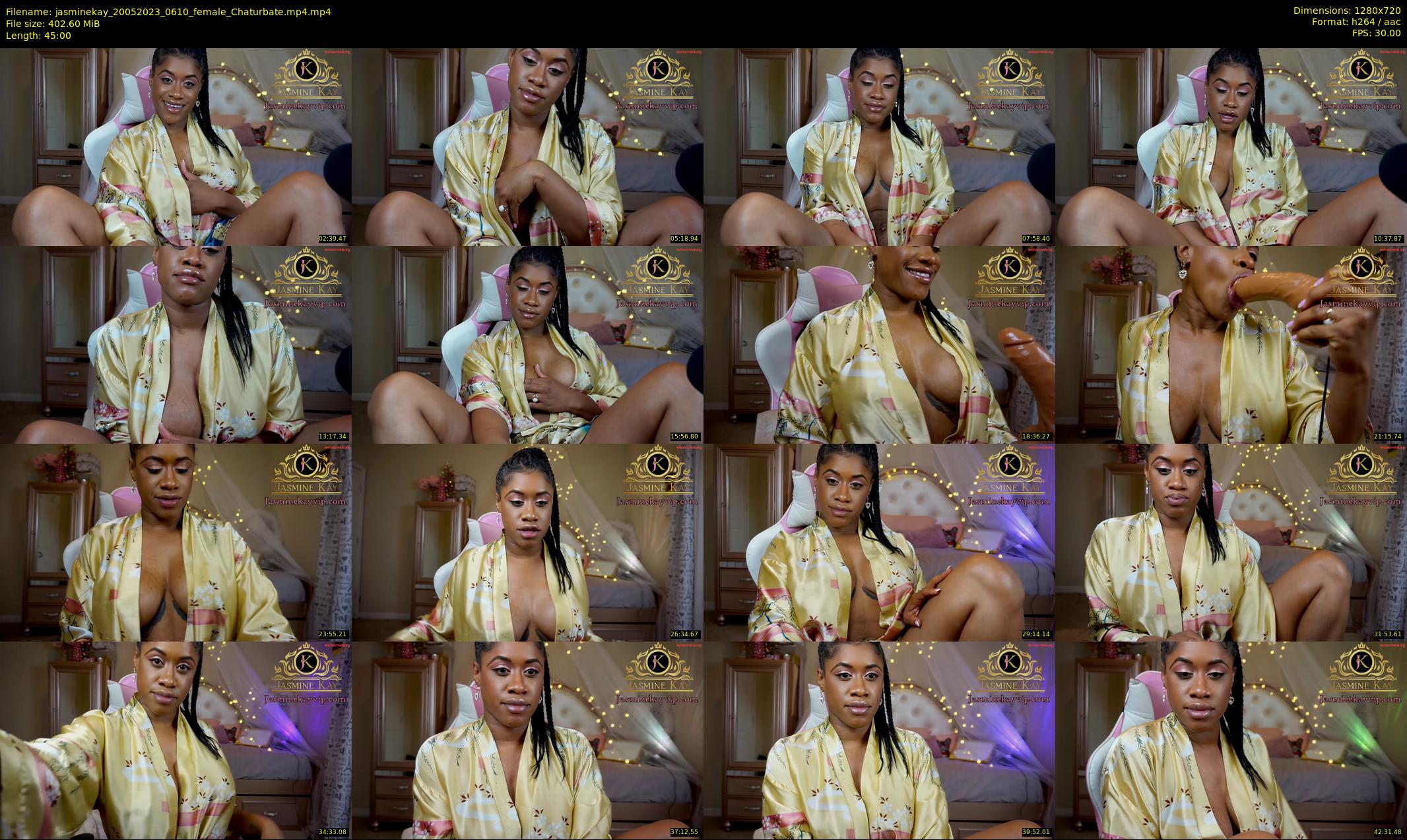 jasminekay — 45 minute Chaturbate female cam show recording, 720p, May 20, 2023