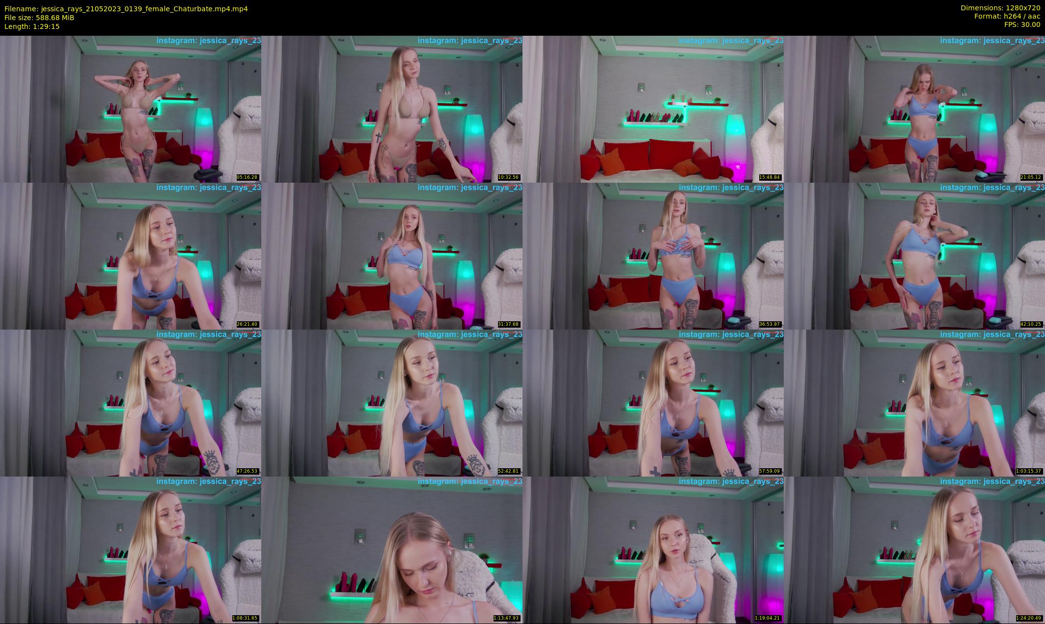 jessica_rays — 90 minute Chaturbate couple cam show recording, 720p, May 21, 2023