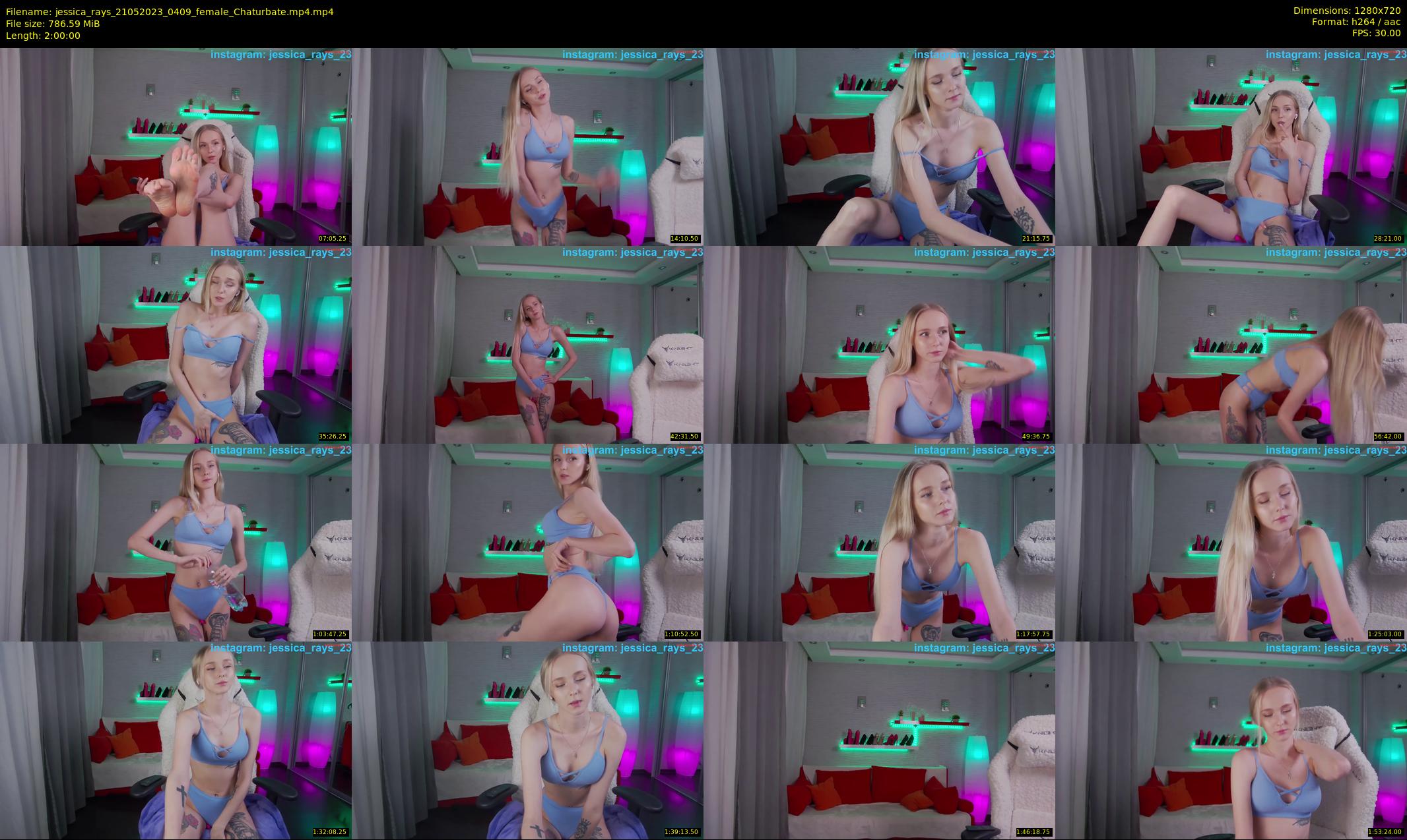 jessica_rays — 120 minute Chaturbate couple cam show recording, 720p, May 21, 2023