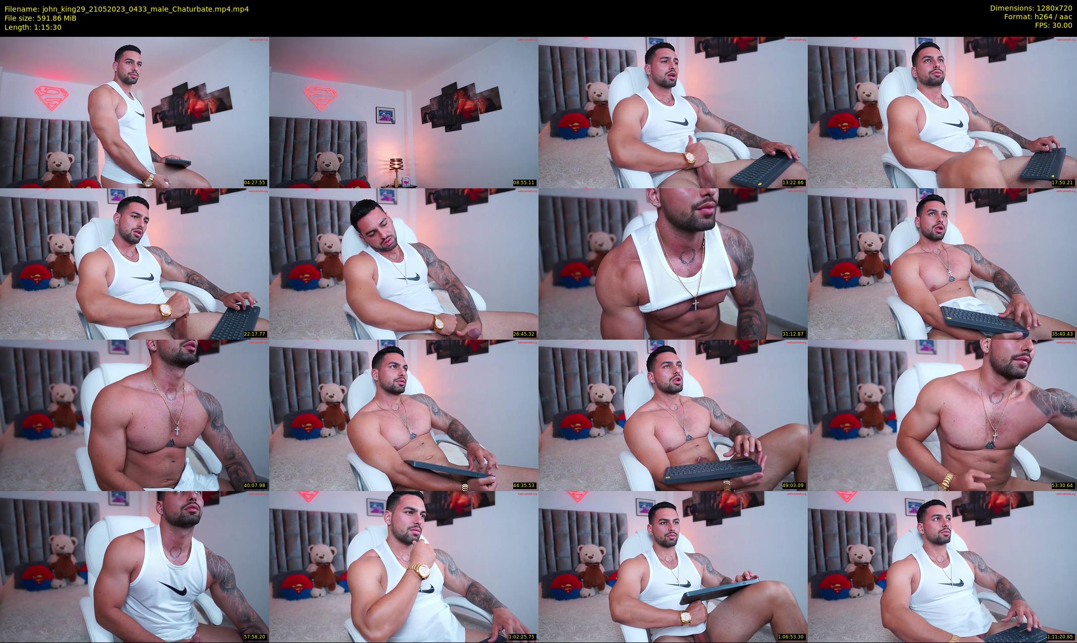 john_king29 — 76 minute Chaturbate male cam show recording, 720p, May 21, 2023