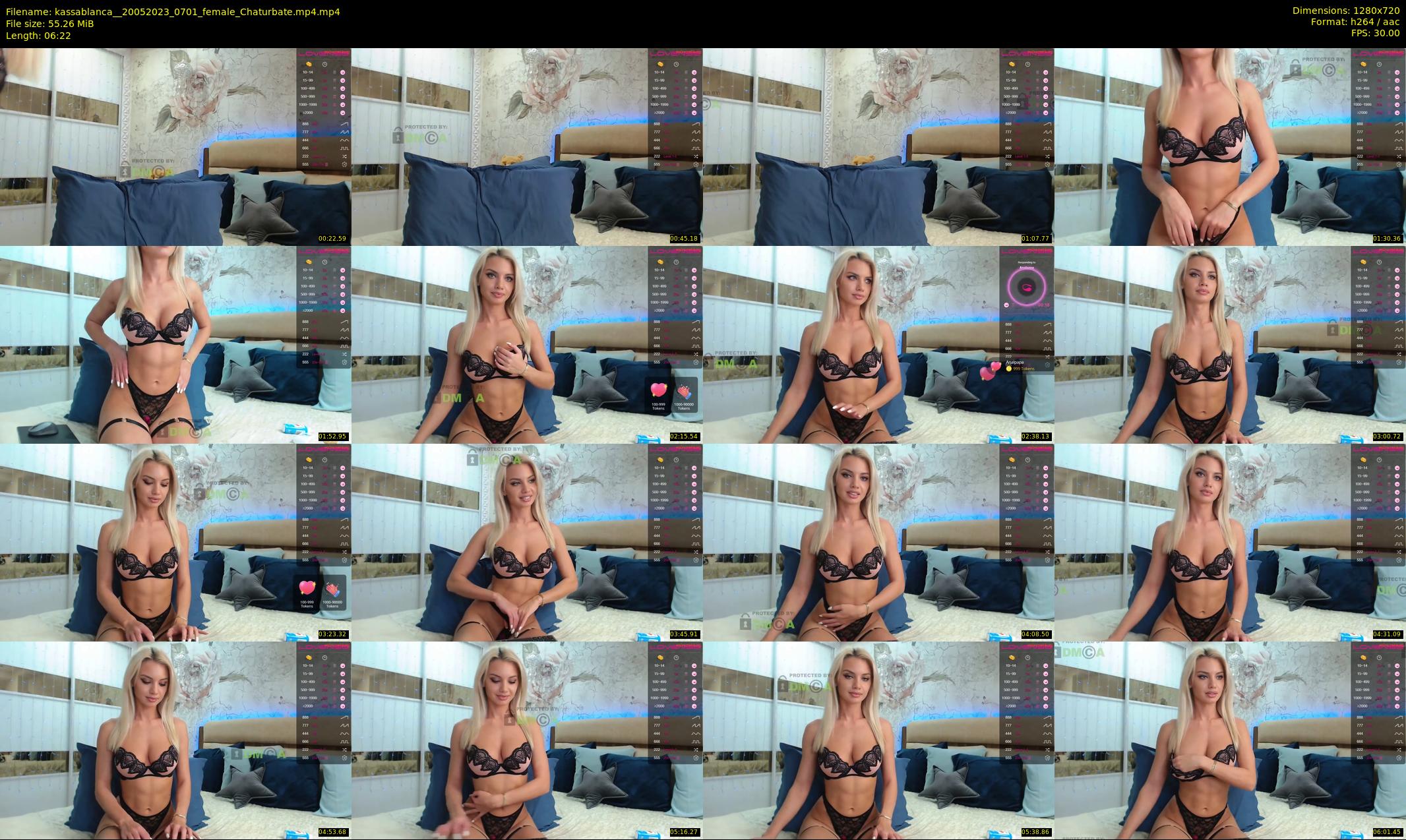 kassablanca_ — 7 minute Chaturbate female cam show recording, 720p, May 20, 2023